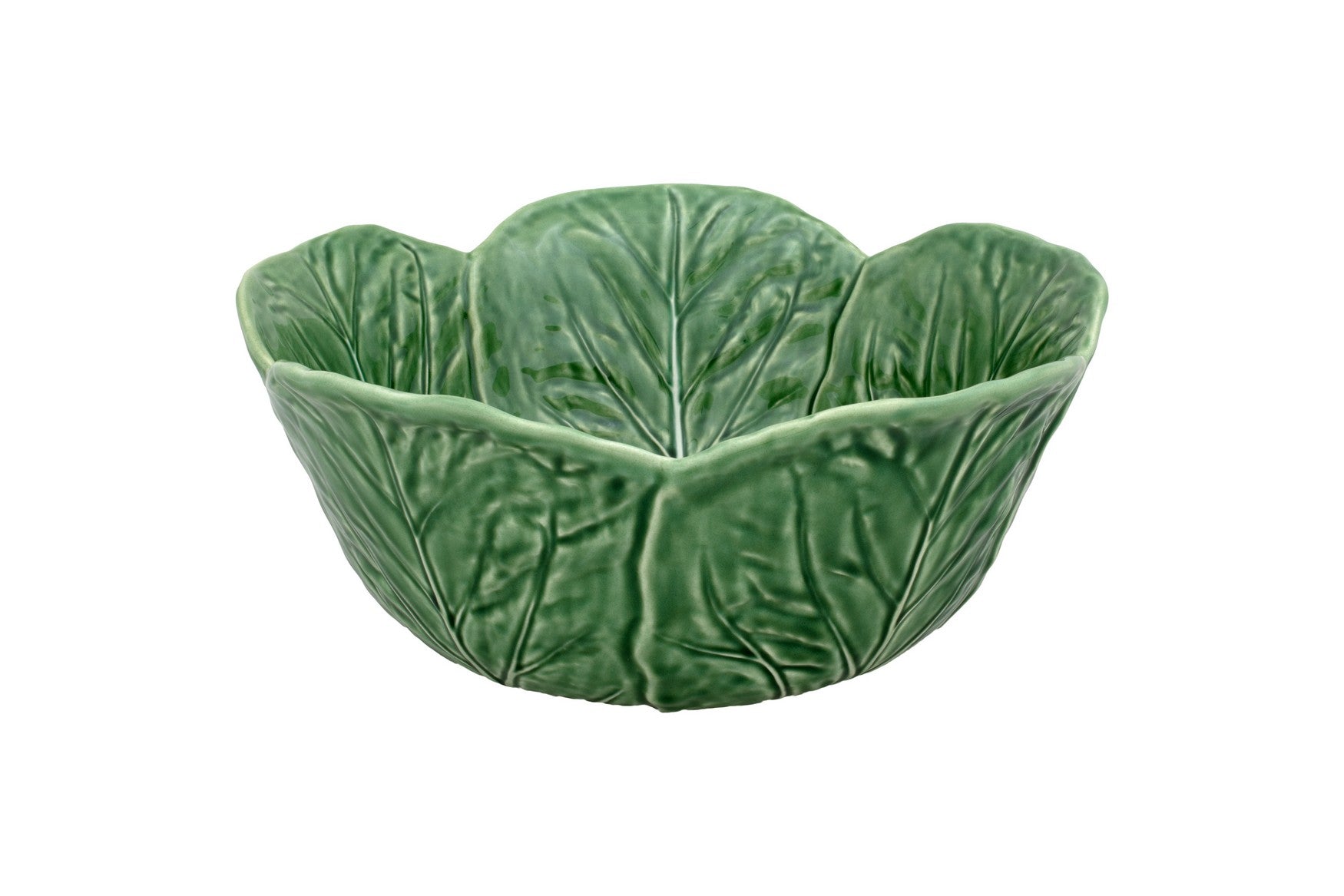  Bordallo Pinheiro Cabbage Tall Salad Bowl - Green - Bonton