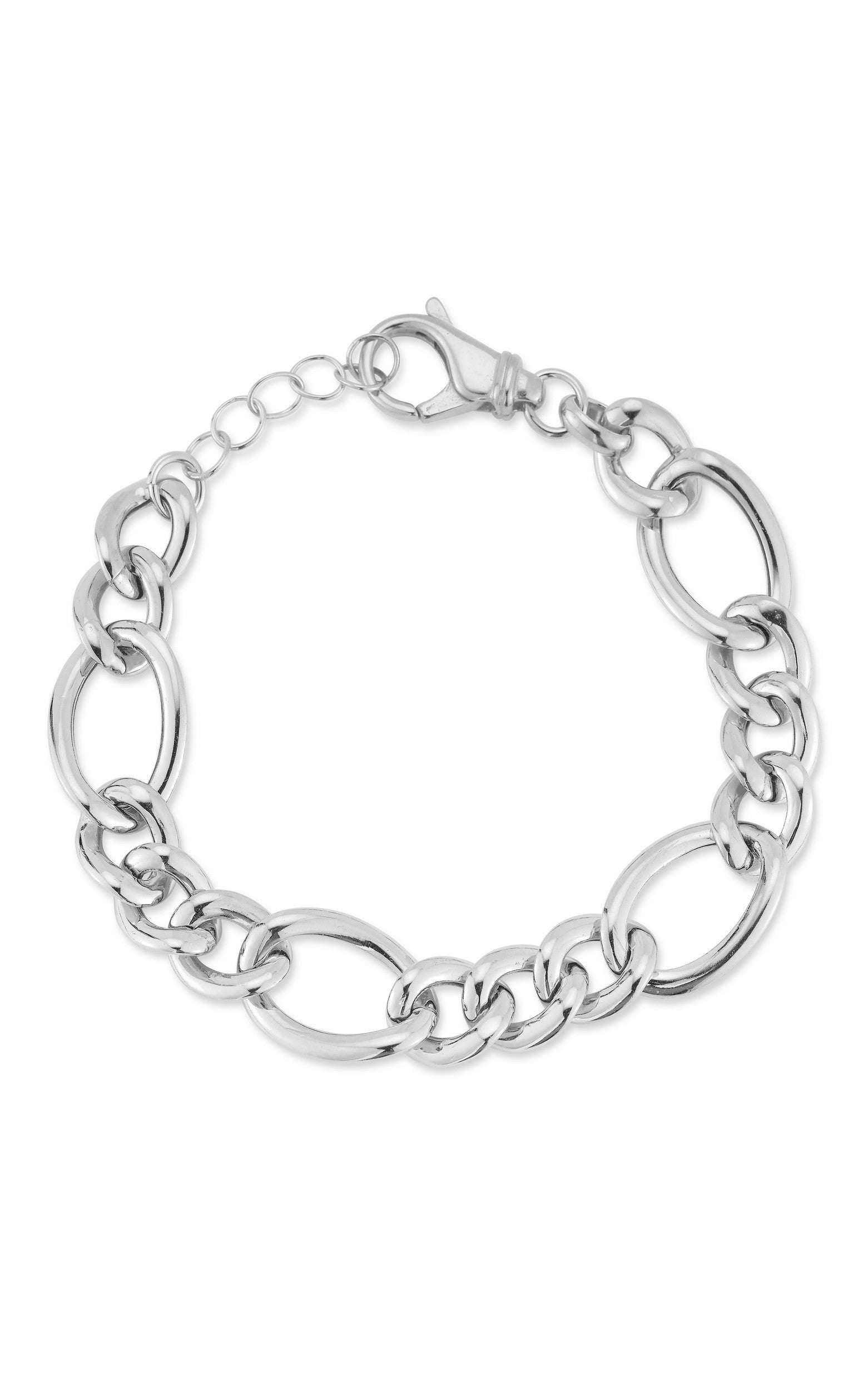  Relativity Bold Figaro Bracelet - Silver - Bonton