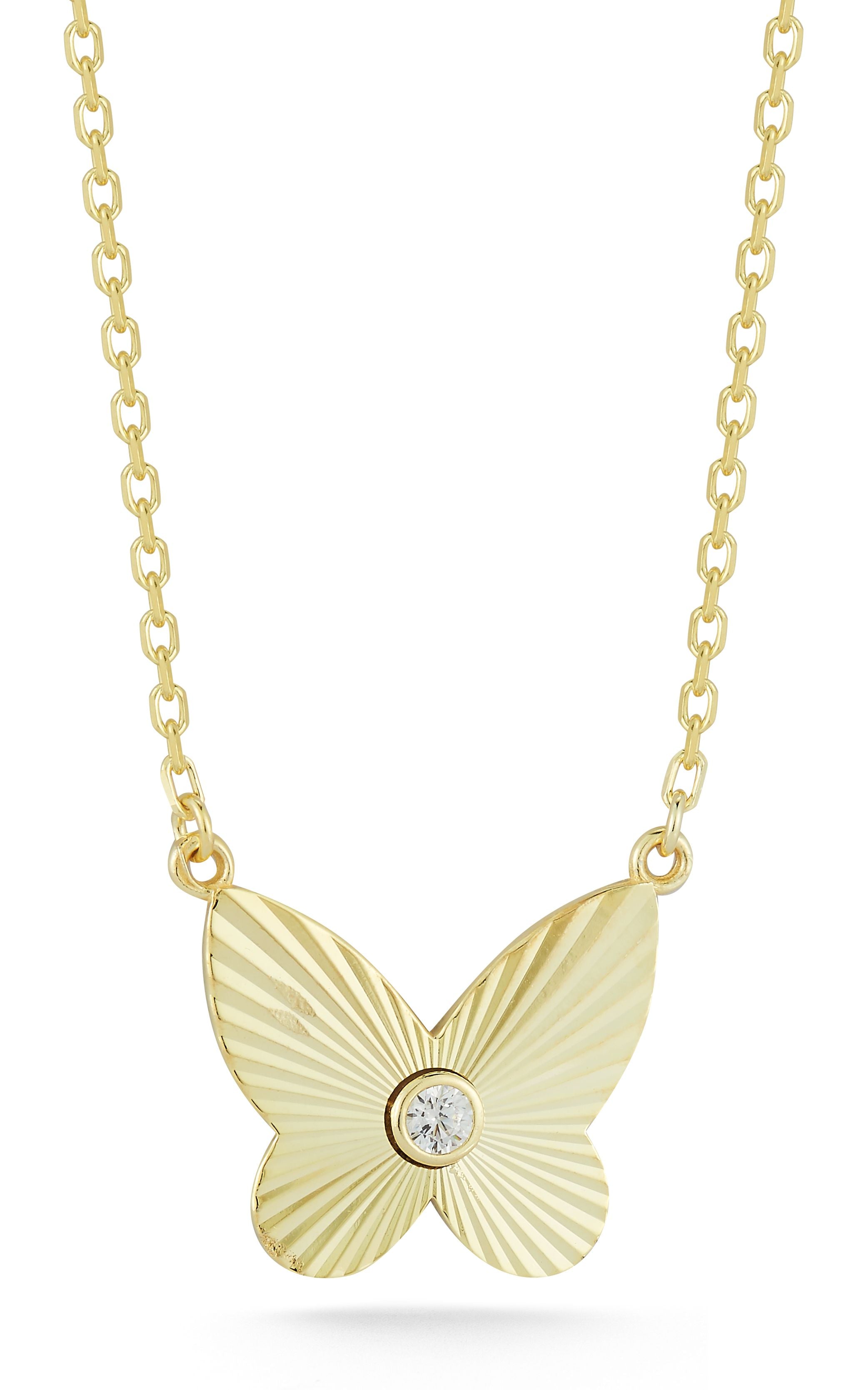  Relativity Butterfly Necklace 1 - Gold - Bonton