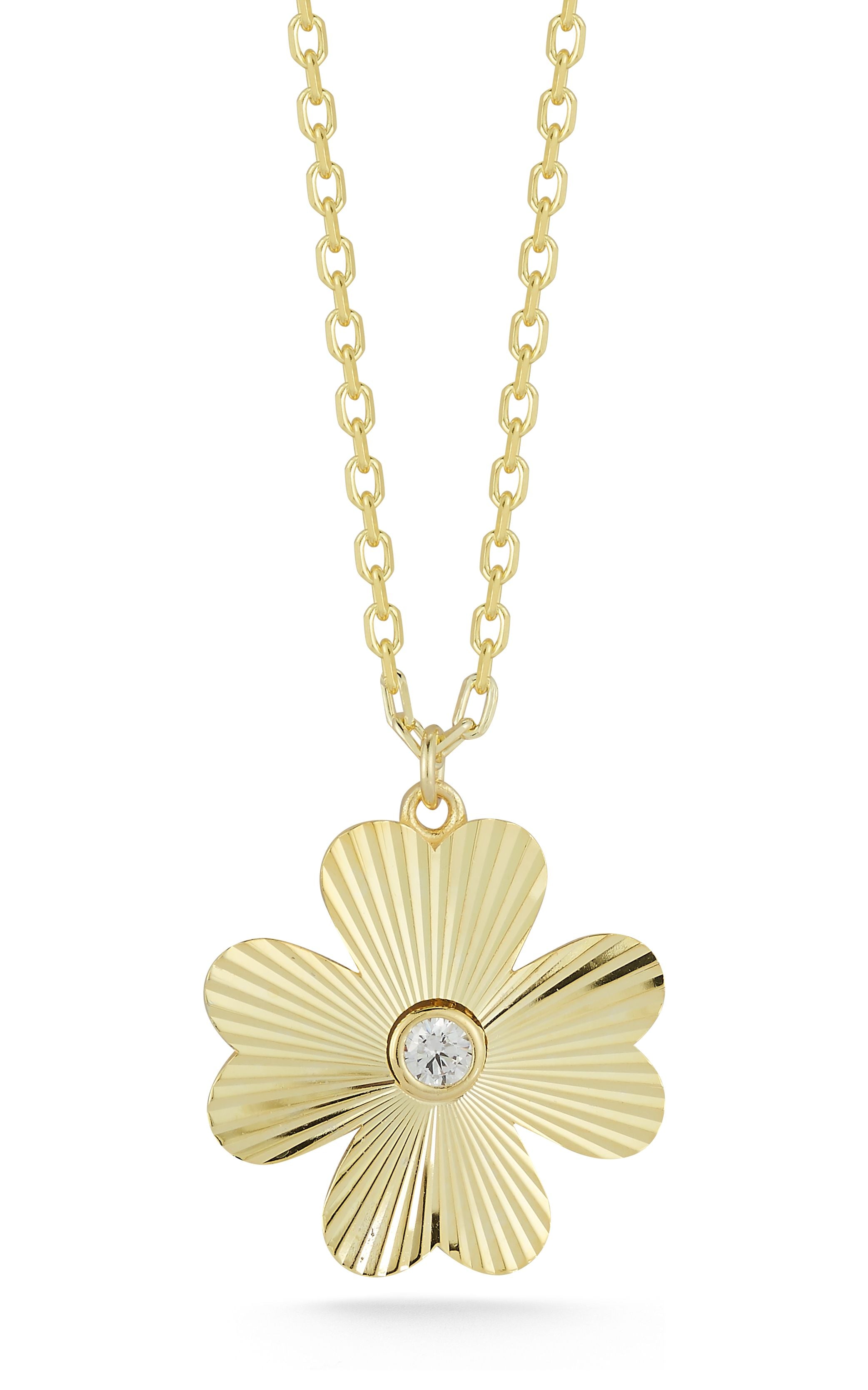  Relativity Clover Necklace - Gold - Bonton