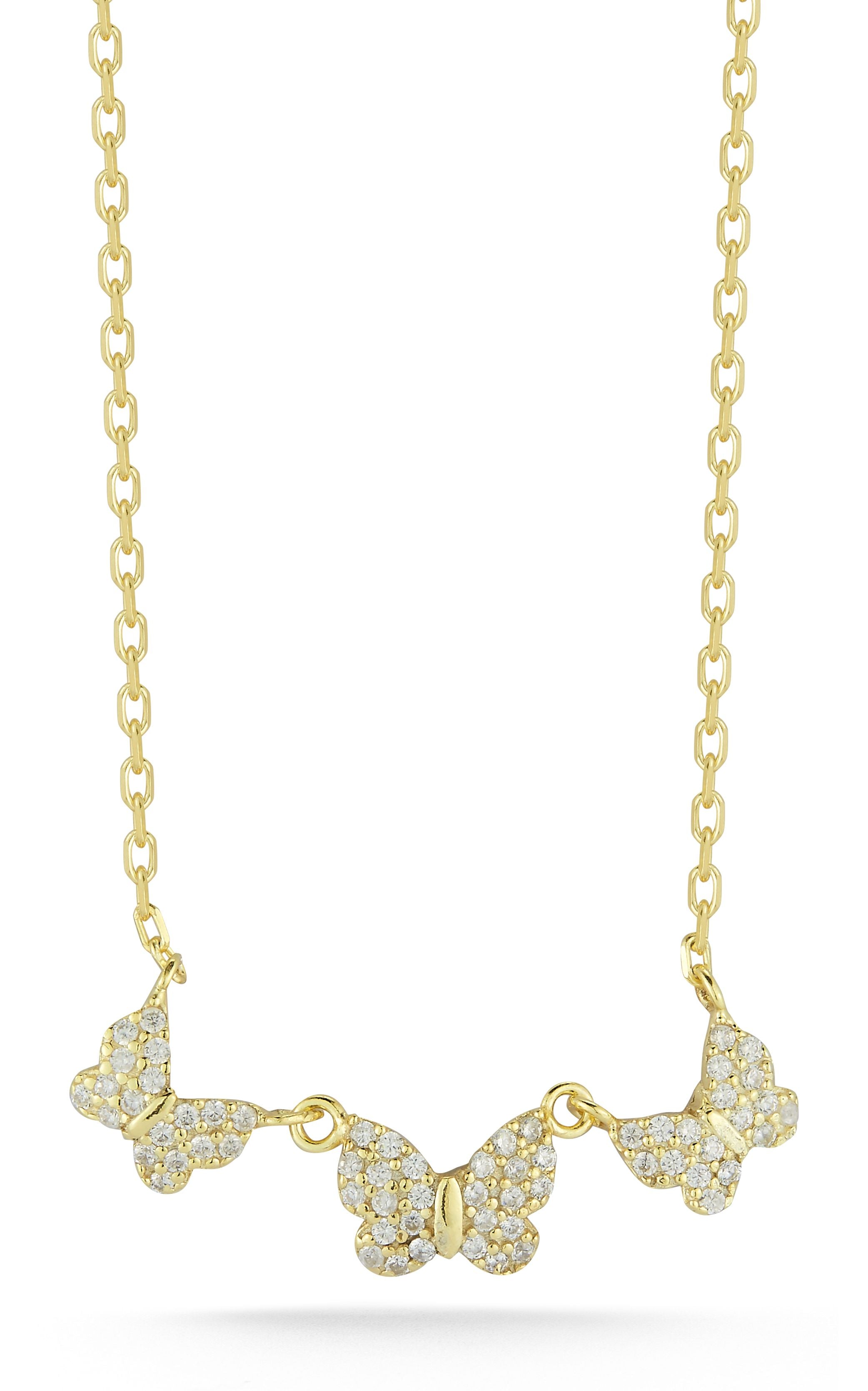  Relativity Butterfly Necklace 2 - Gold - Bonton