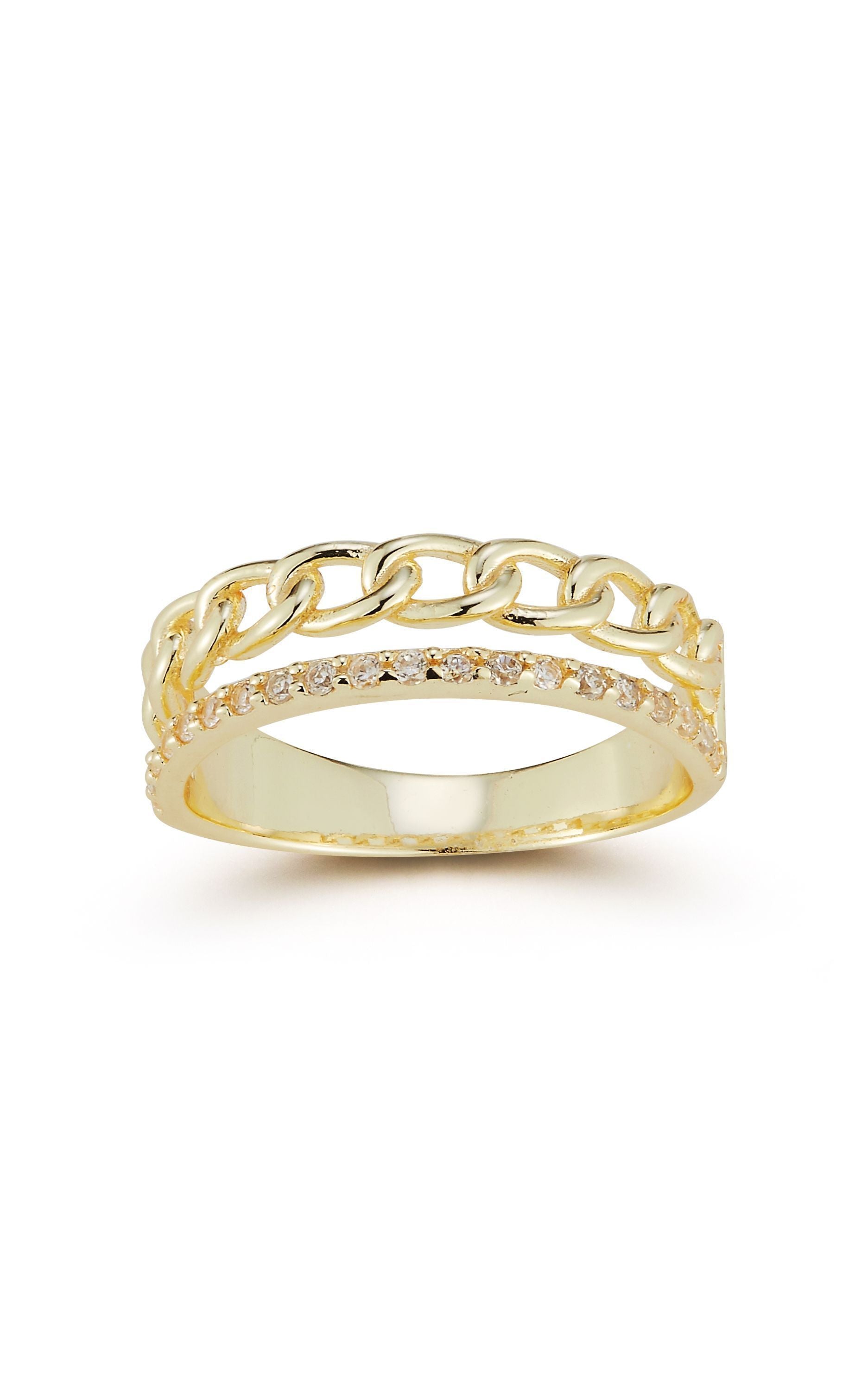  Relativity Chain Band Ring 1 - Gold - Bonton