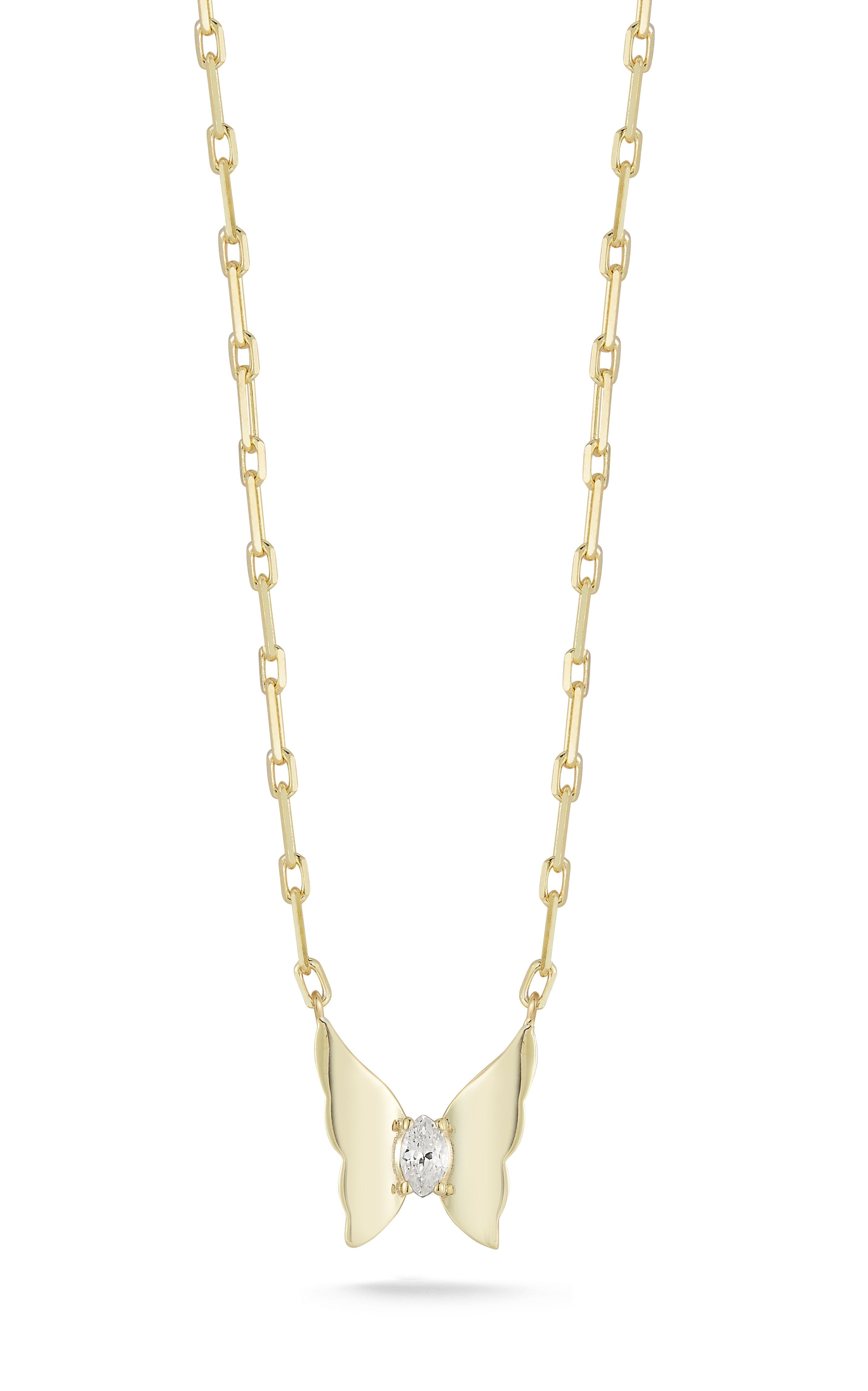  Relativity Butterfly Necklace 3 - Gold - Bonton