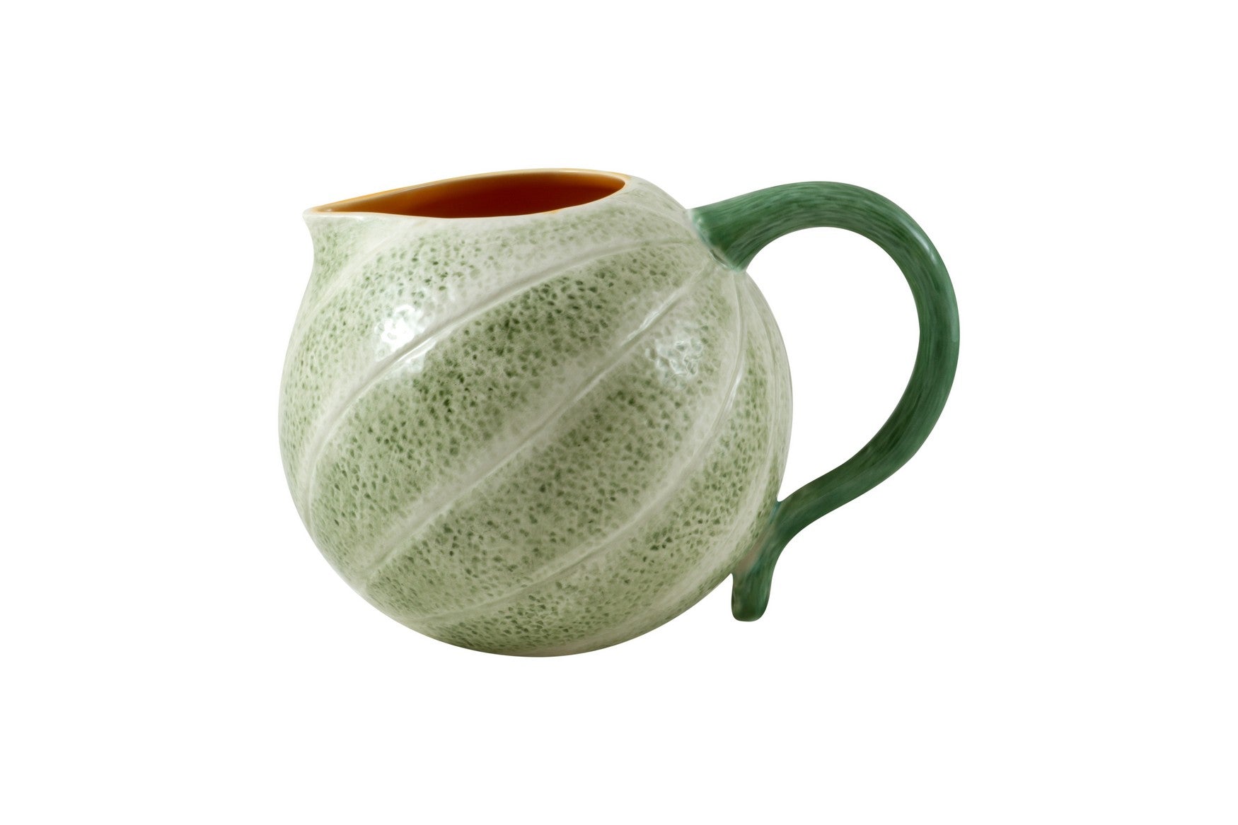  Bordallo Pinheiro Melon Pitcher - Orange/Green - Bonton