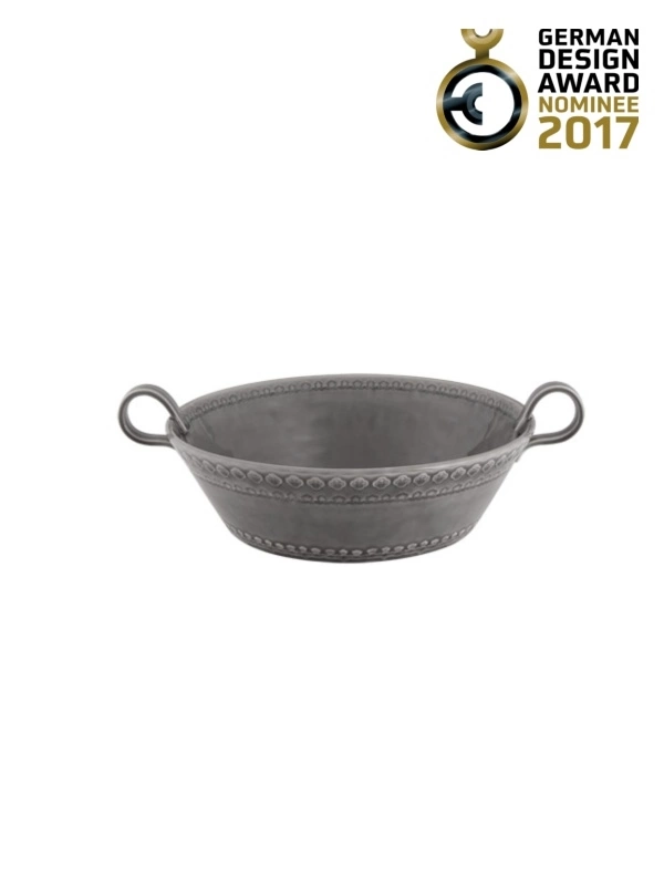  Bordallo Pinheiro Rua Nova Salad Bowl - Anthracite - Bonton