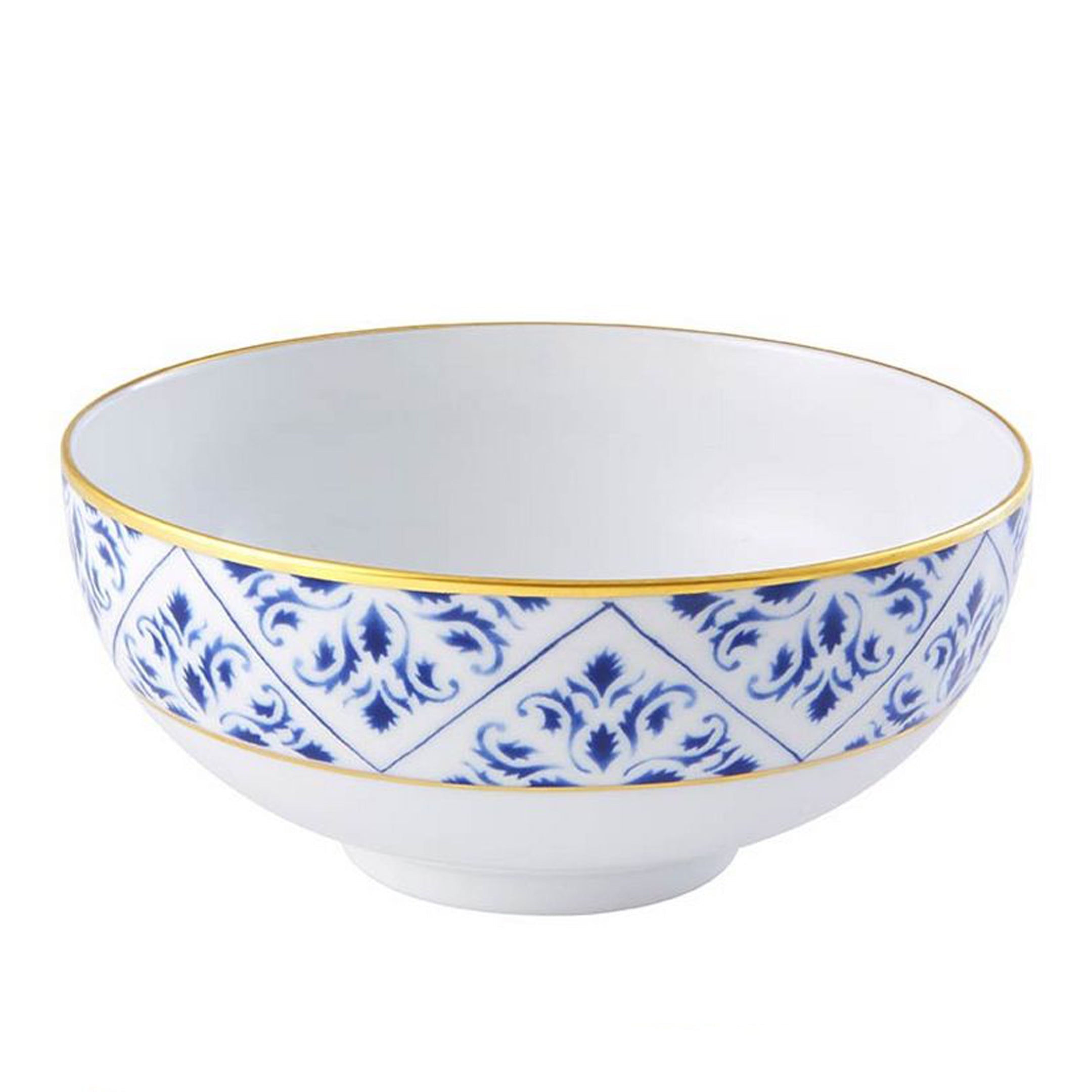  Vista Alegre Transatlantica Soup Bowls Set of 4 - Blue/White - Bonton