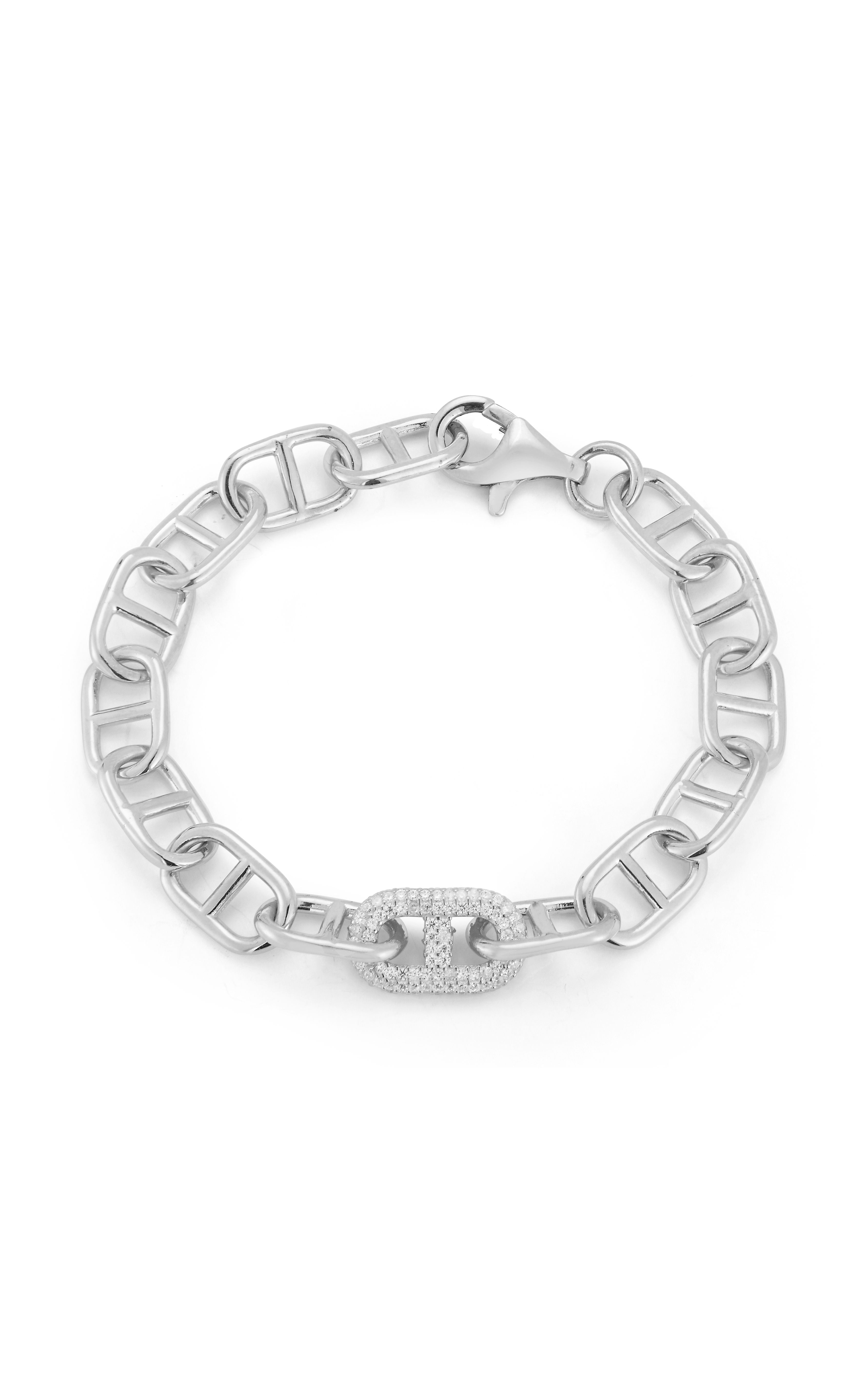  Relativity Bold Mariner Link Bracelet - Silver - Bonton