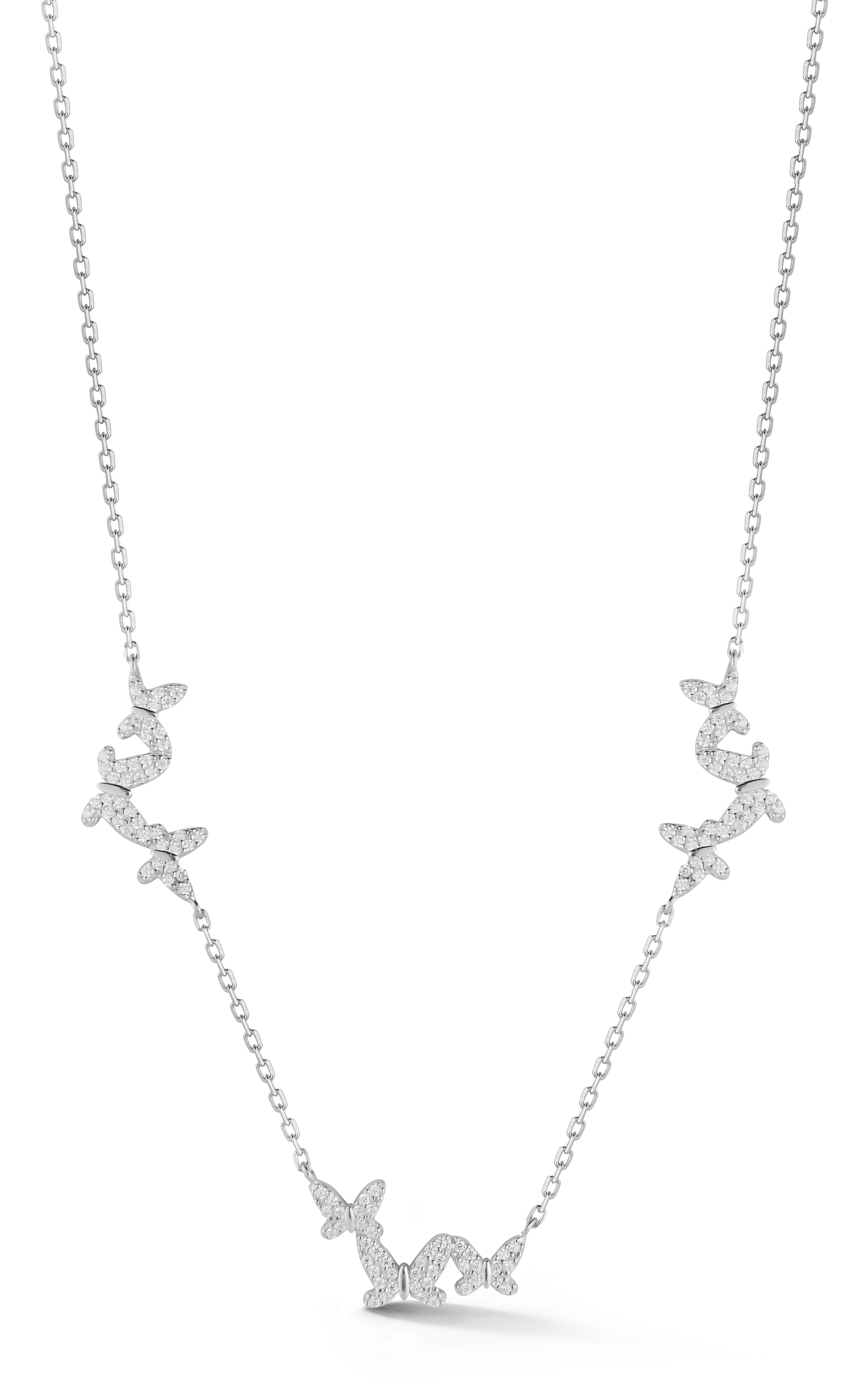  Relativity Butterfly Necklace - Silver - Bonton