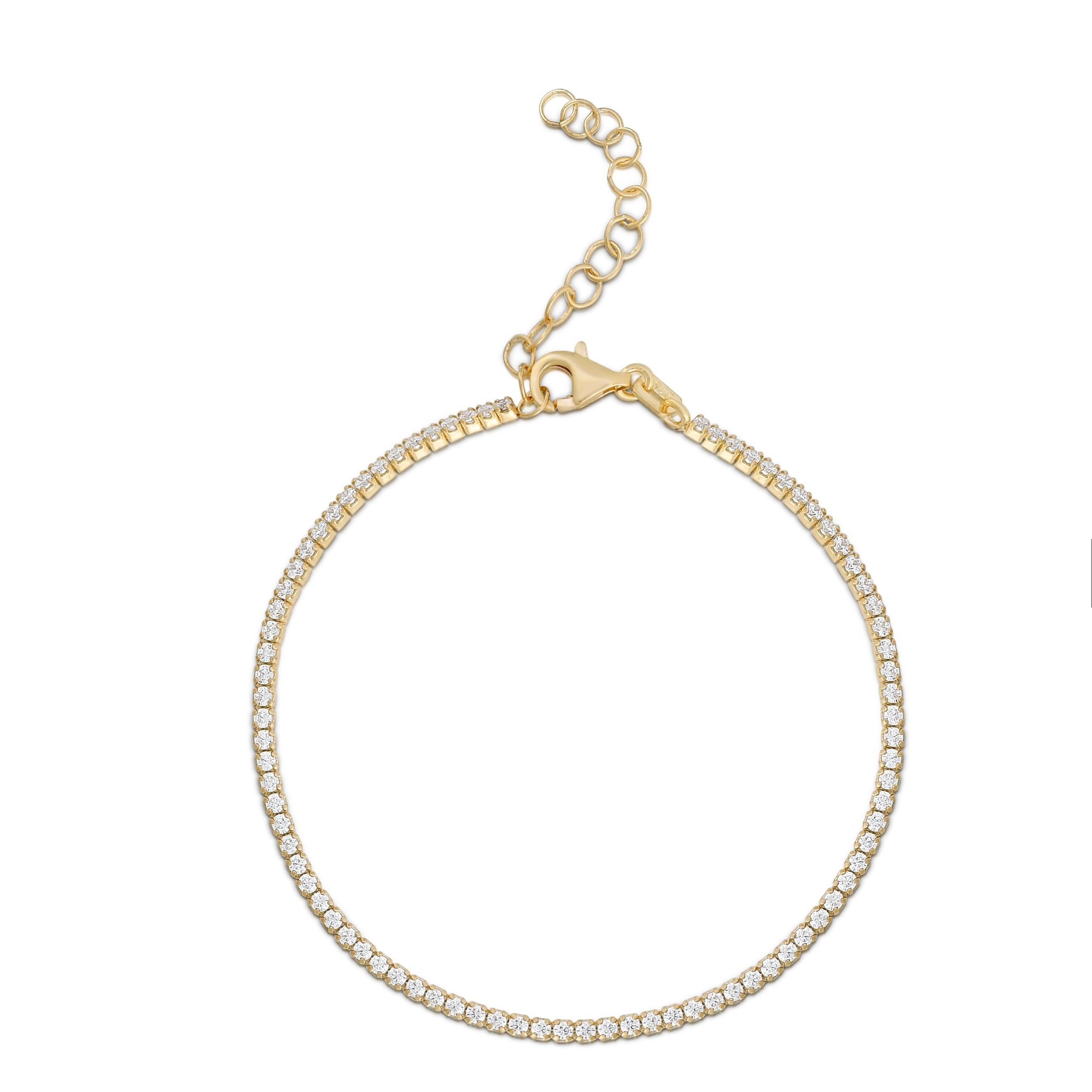  Relativity Tennis Bracelet 2 - Gold - Bonton