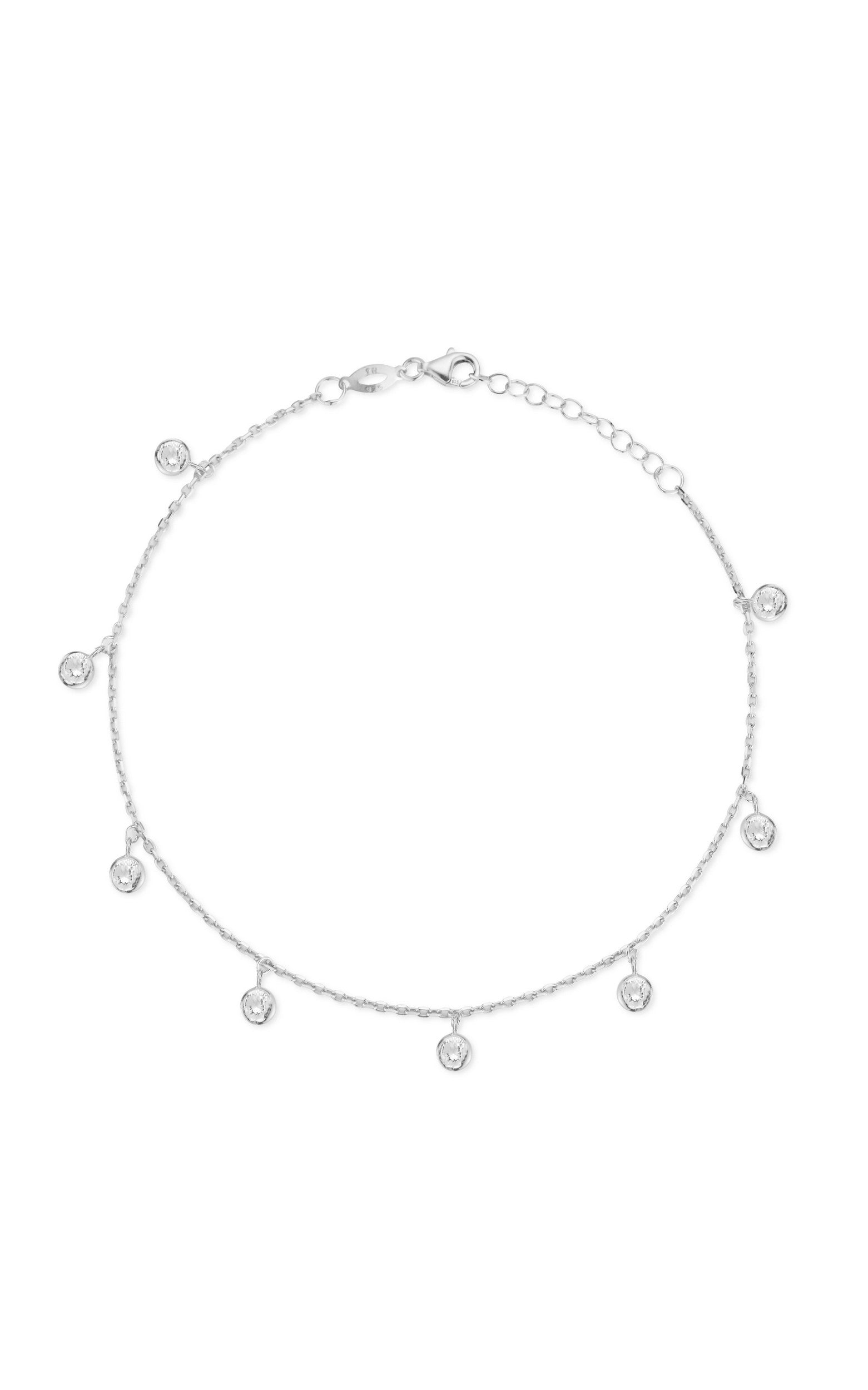  Relativity CZ Anklet - Silver - Bonton