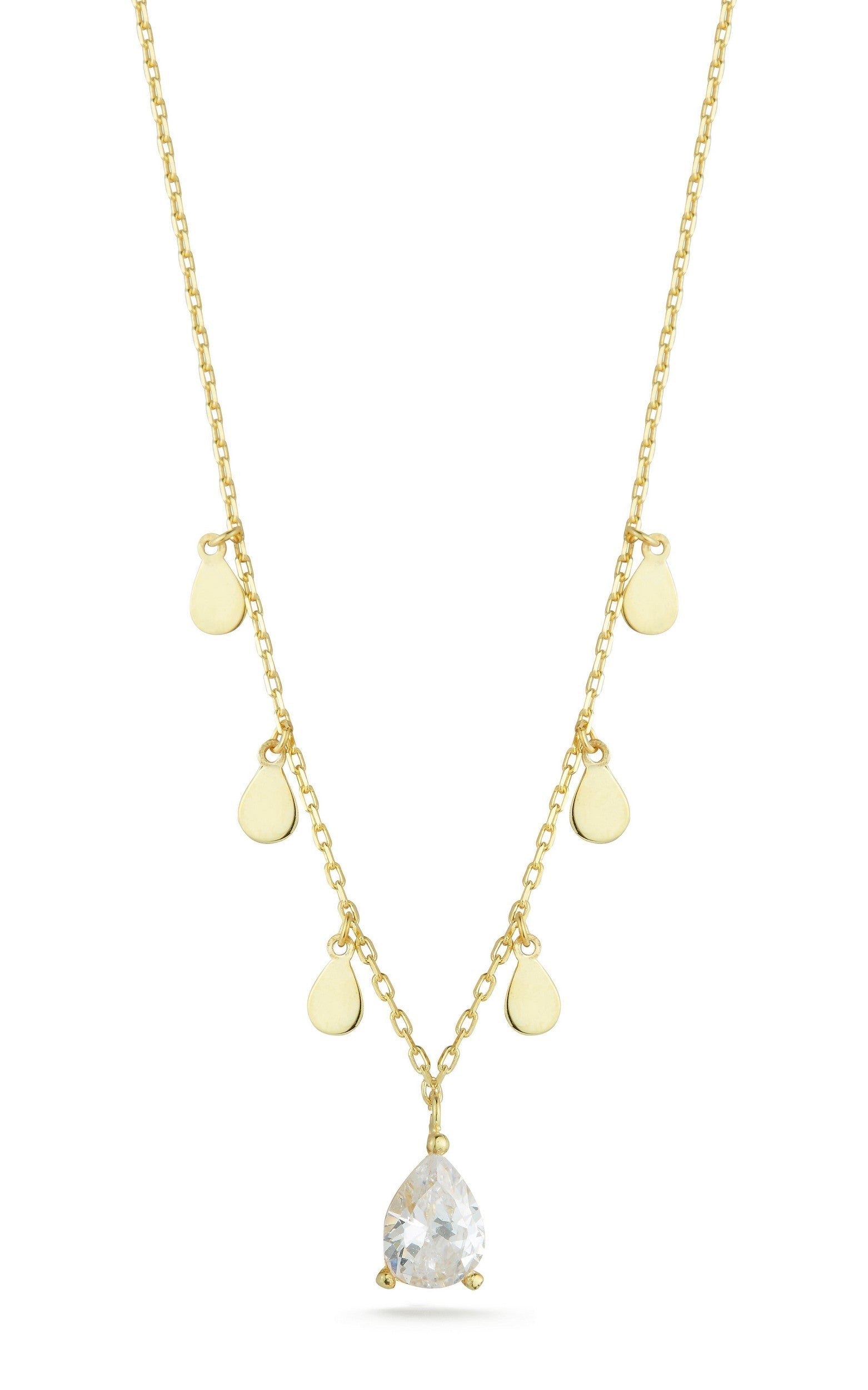  Relativity CZ Necklace - Gold - Bonton