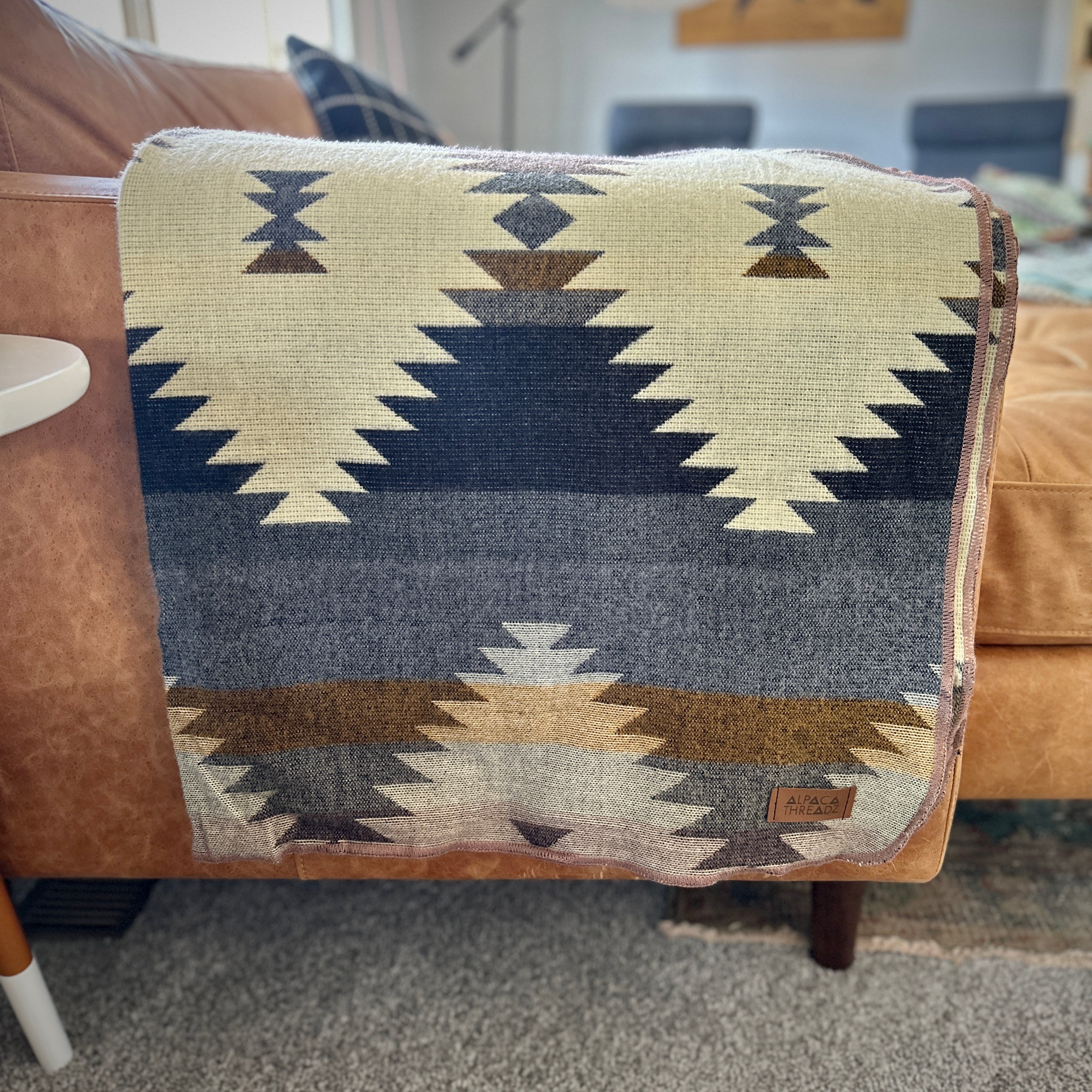  Alpaca Threadz Andean Alpaca Wool Blanket - Rocky by Alpaca Threadz - Default Title - Bonton