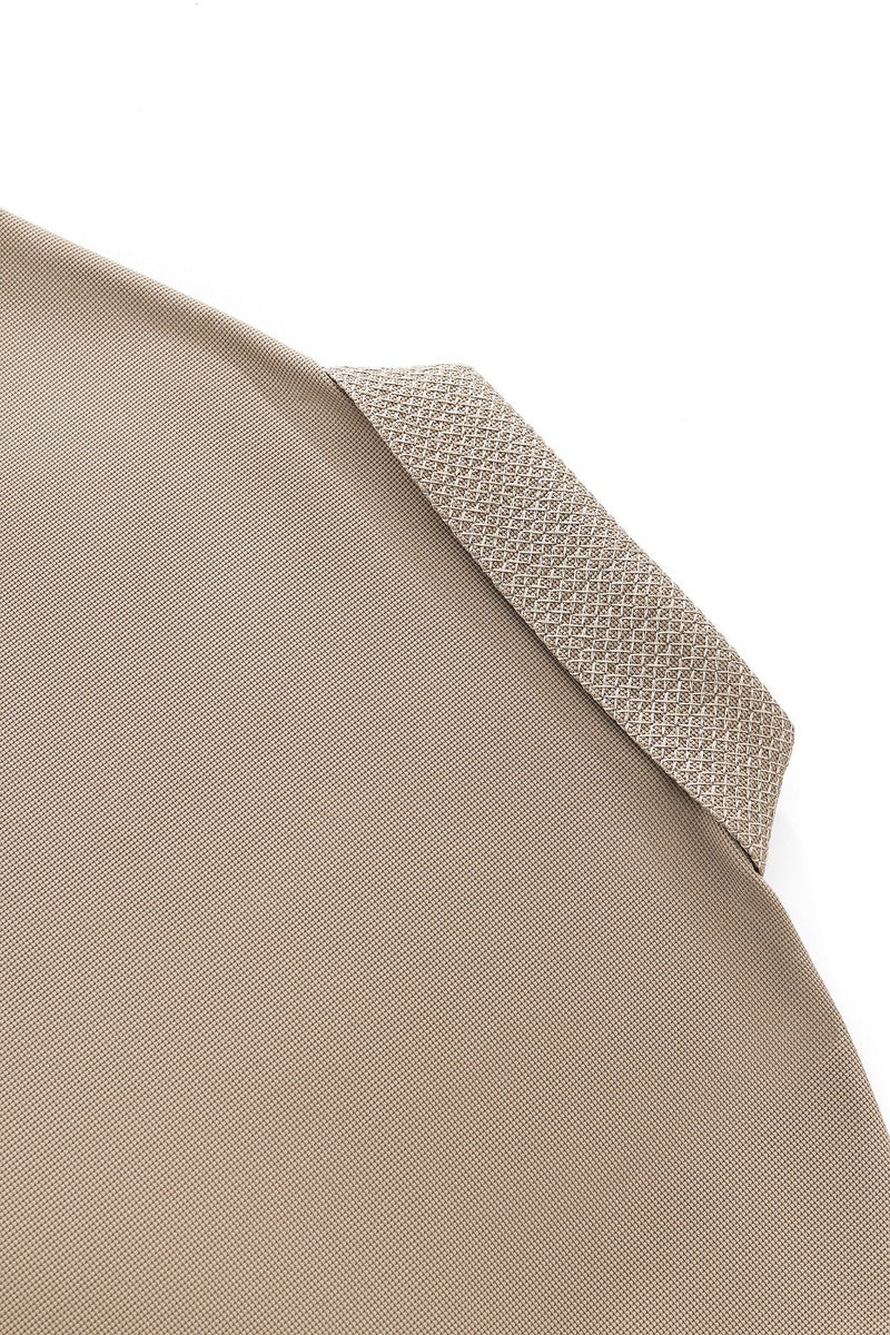  Barocco Stride Contrast Collar Polo KHAKI - KHAKI - Bonton