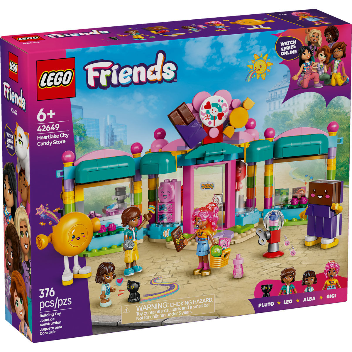  LEGO LEGO® Friends Heartlake City Candy Store Pretend-Play Set, Role-Play Toy 42649 - LEGO Friends - Bonton