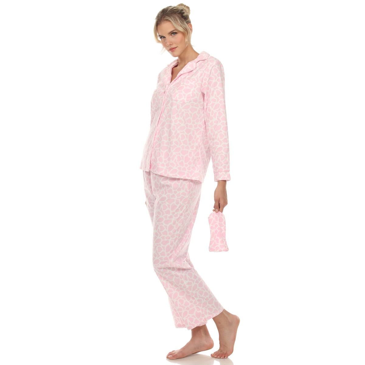  White Mark Women's Three Piece Pajama Set - XL - Bonton