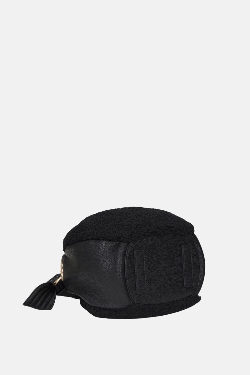  Oryany Oryany - Selena Eco Fur Bucket Medium Crossbody Handbags - Black / One Size - Default Title - Bonton