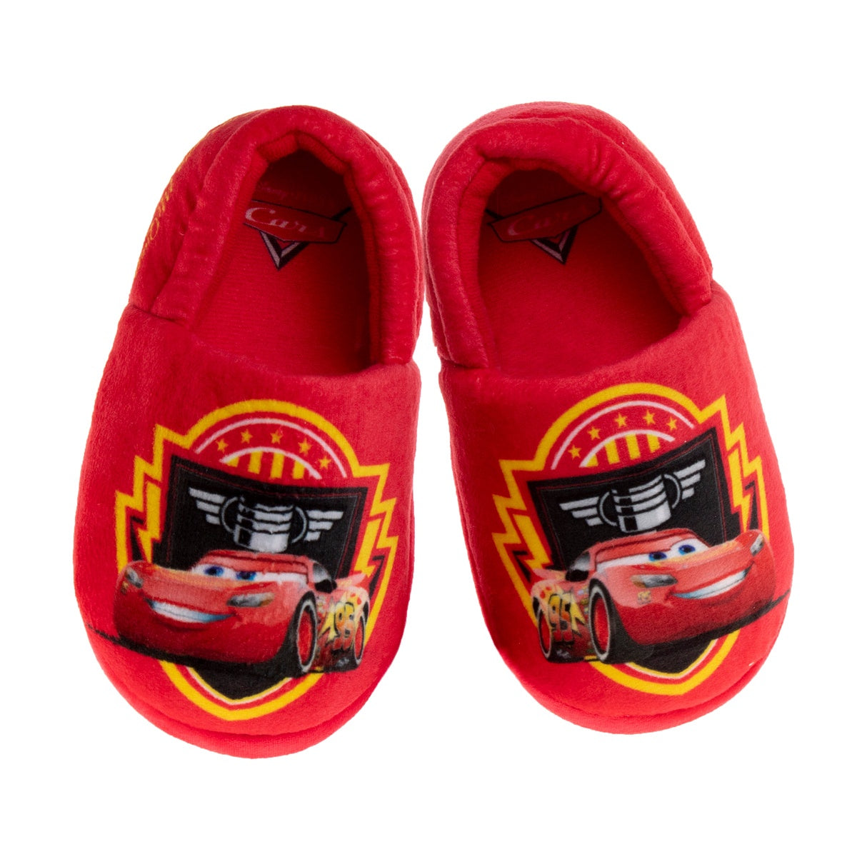  Josmo Disney Pixar Lightning McQueen Cars Dual Sizes Boys Slippers (Toddlers) - 5-6 - Bonton