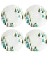  Lenox Balsam Lane Dinner Plate S/4 (Coupe) - White - Bonton