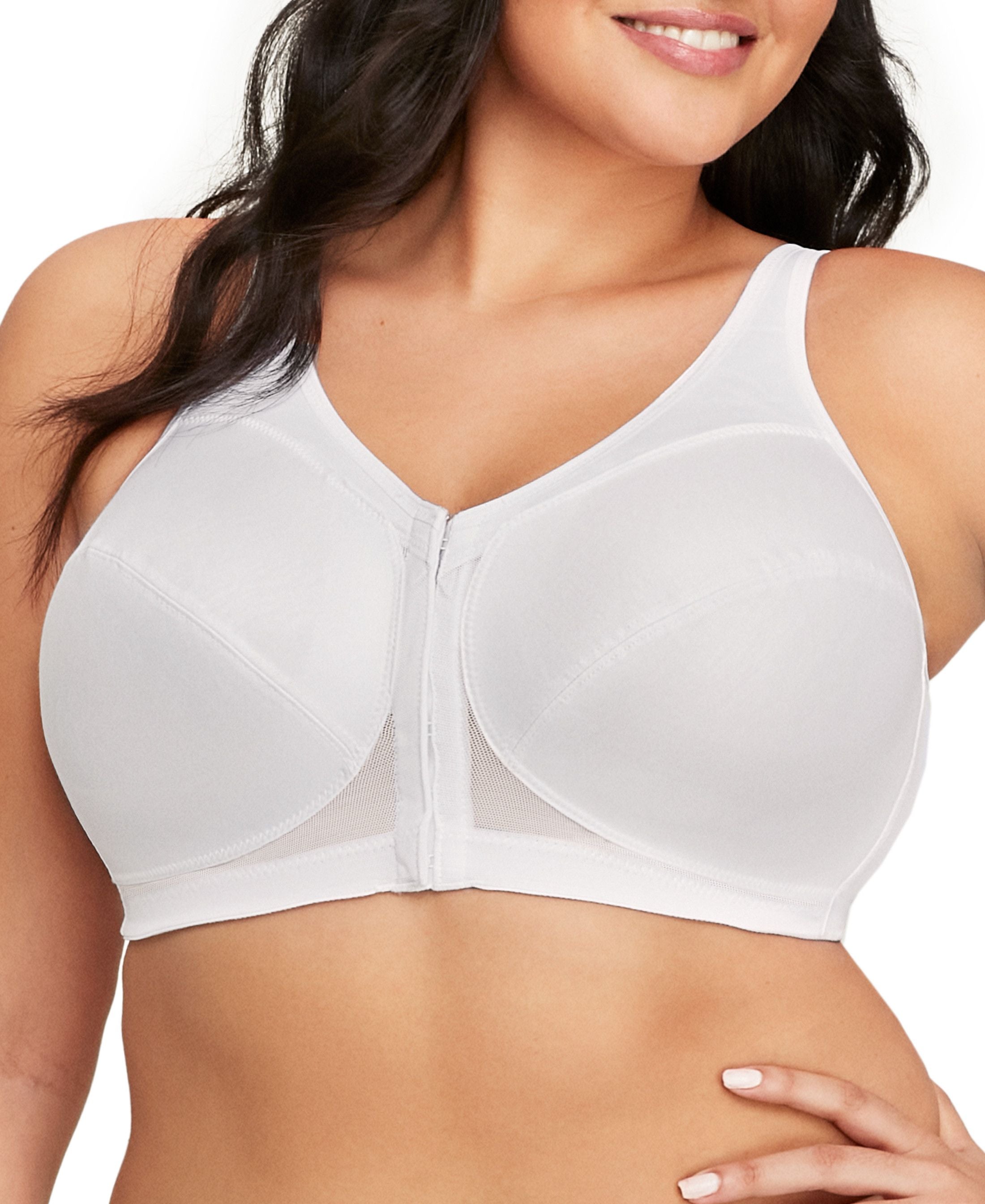  Glamorise MagicLift Posture Back Bra - White - Bonton