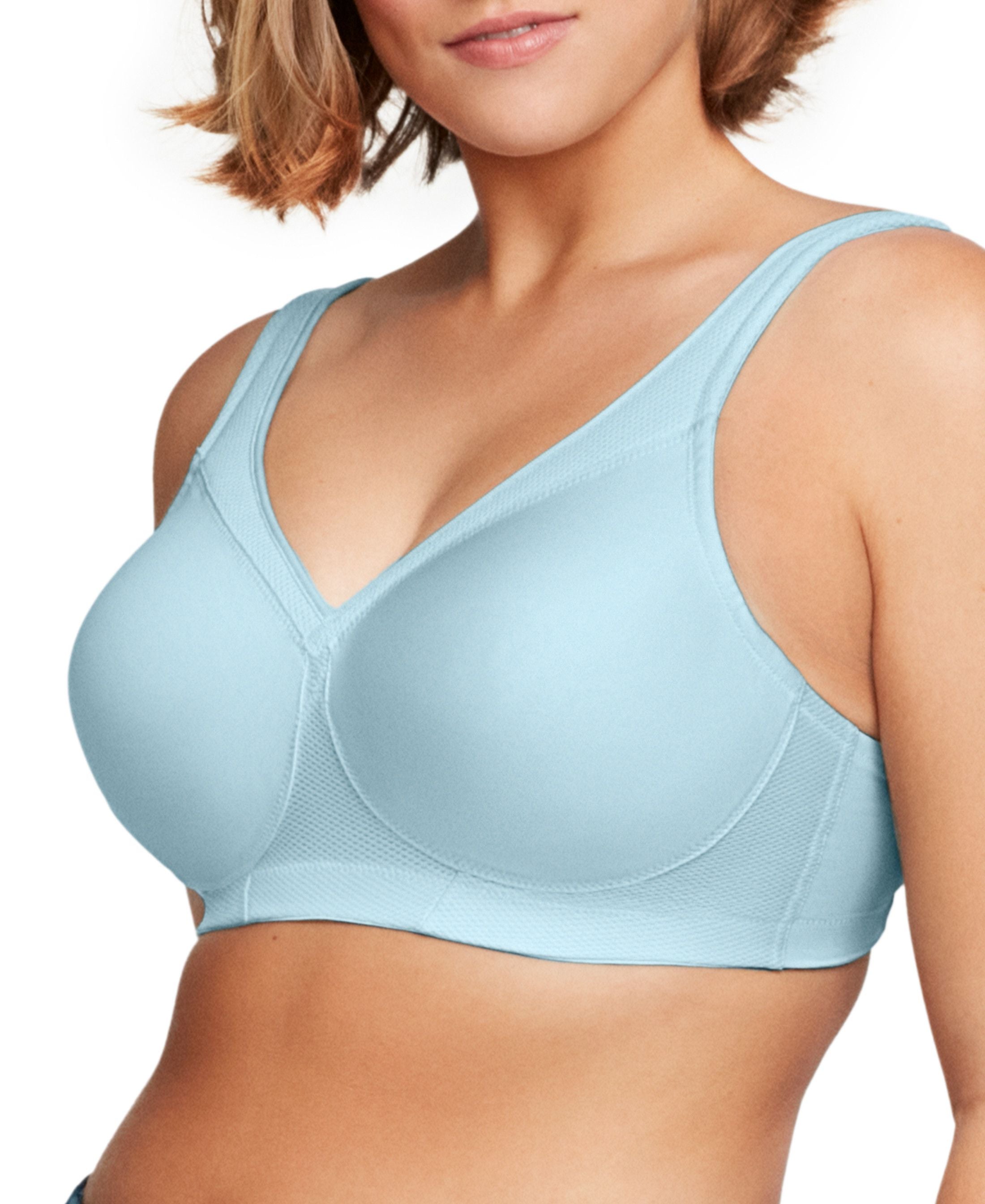  Glamorise MagicLift Seamless Sports Bra - Frosted Aqua - Bonton