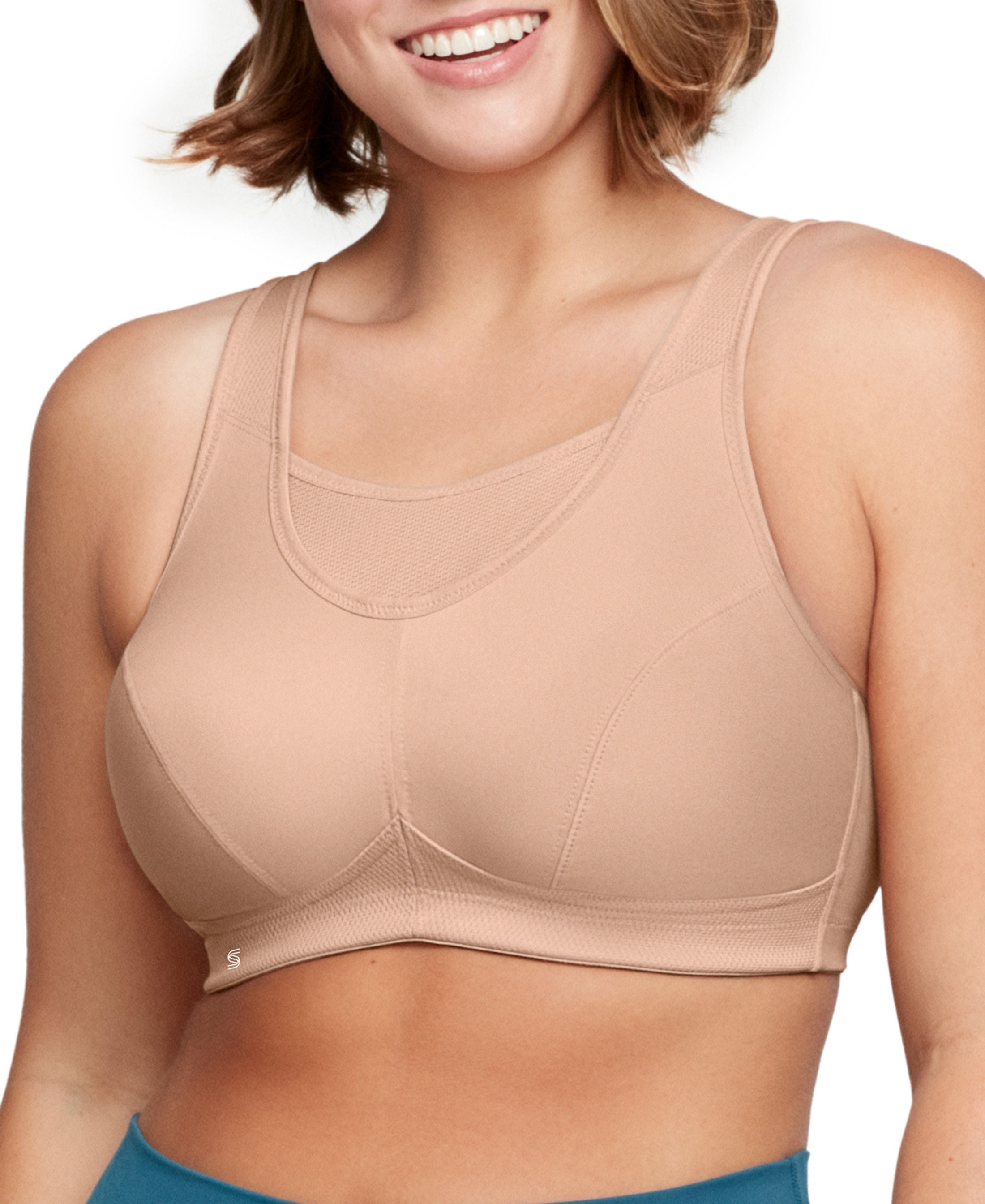  Glamorise No-Bounce Camisole Sports Bra - CafÃ© - Bonton