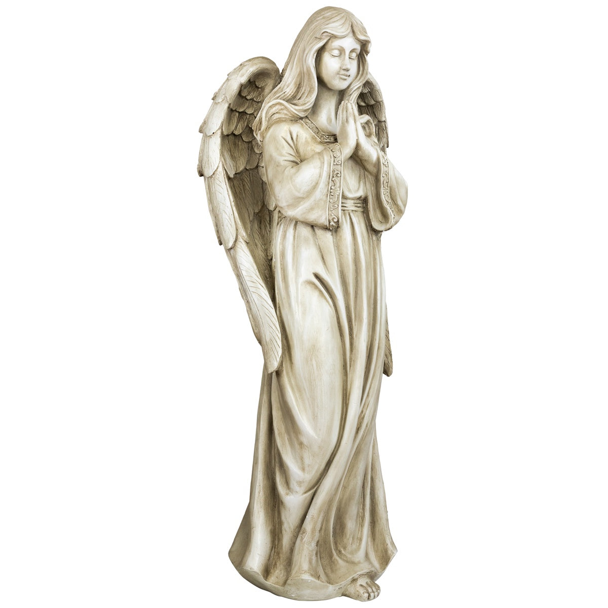  Northlight Standing Praying Angel Outdoor Garden Statue - 46