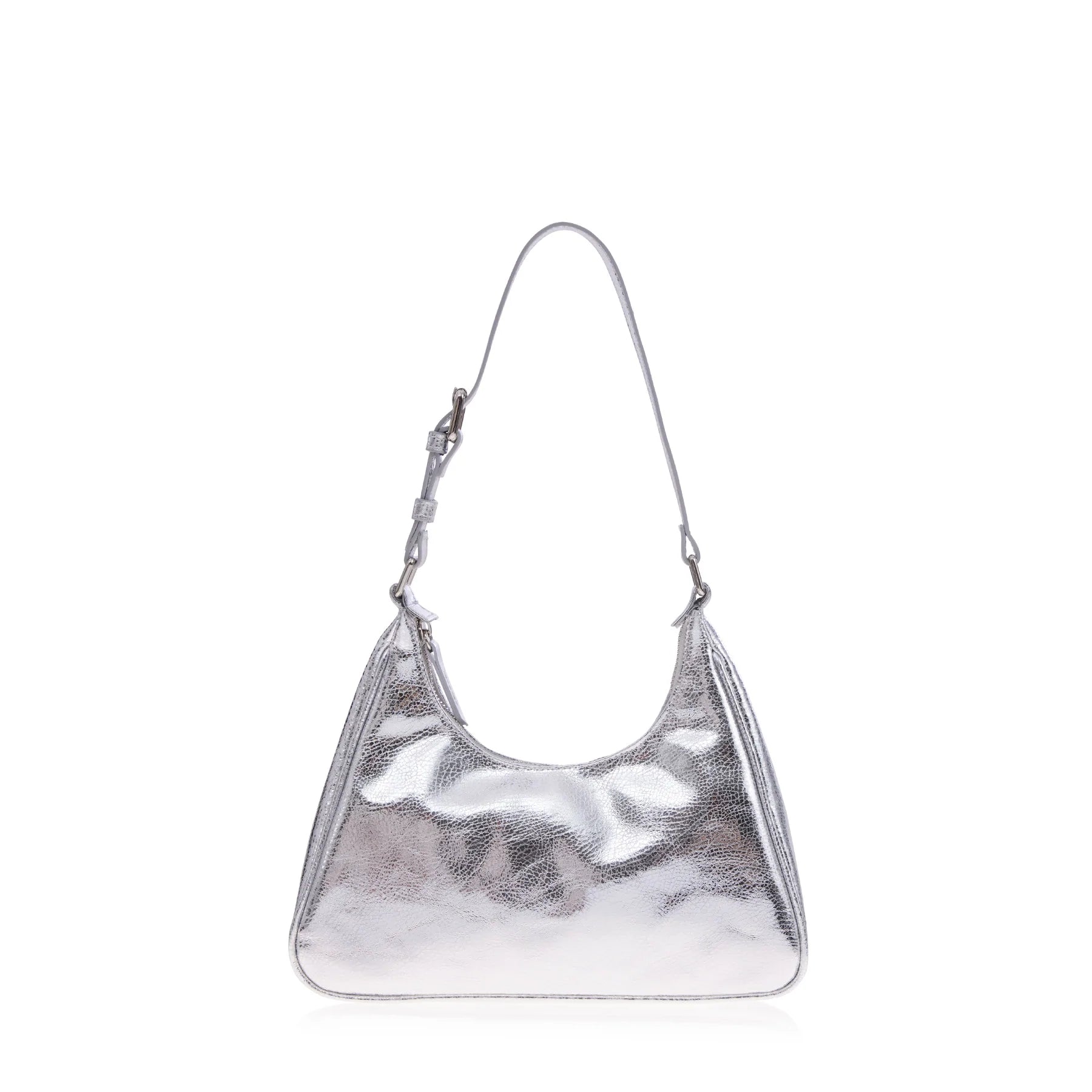  Joanna Maxham Prism Hobo - Silver Pebbled - Bonton