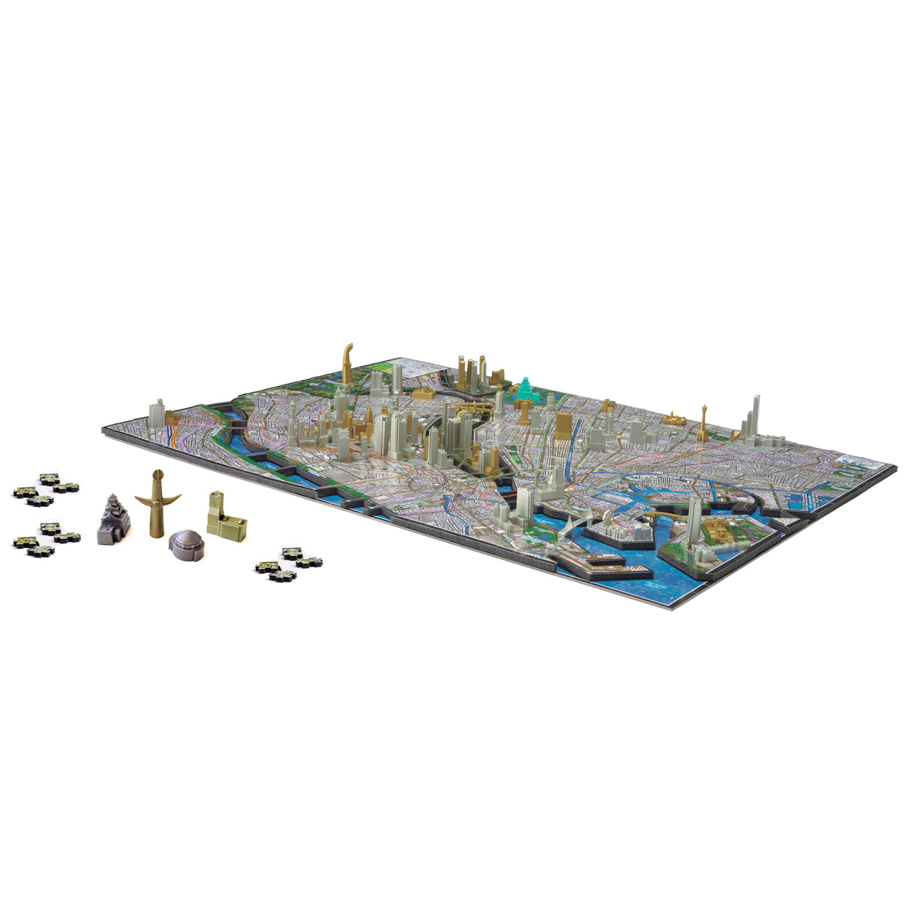  4D Cityscape Time Puzzle - Osaka, Japan - Multicolor - Bonton