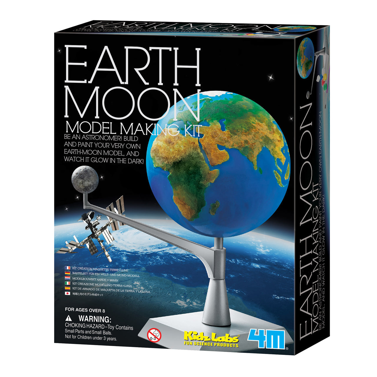  Earth and Moon Model Making Kit - Multicolor - Bonton