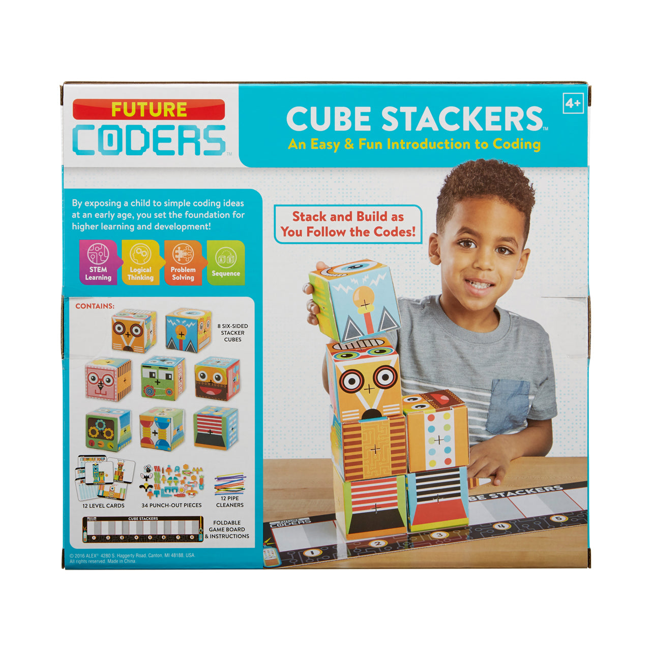  ALEX Toys Future Coders Cube Stackers - Multicolor - Bonton