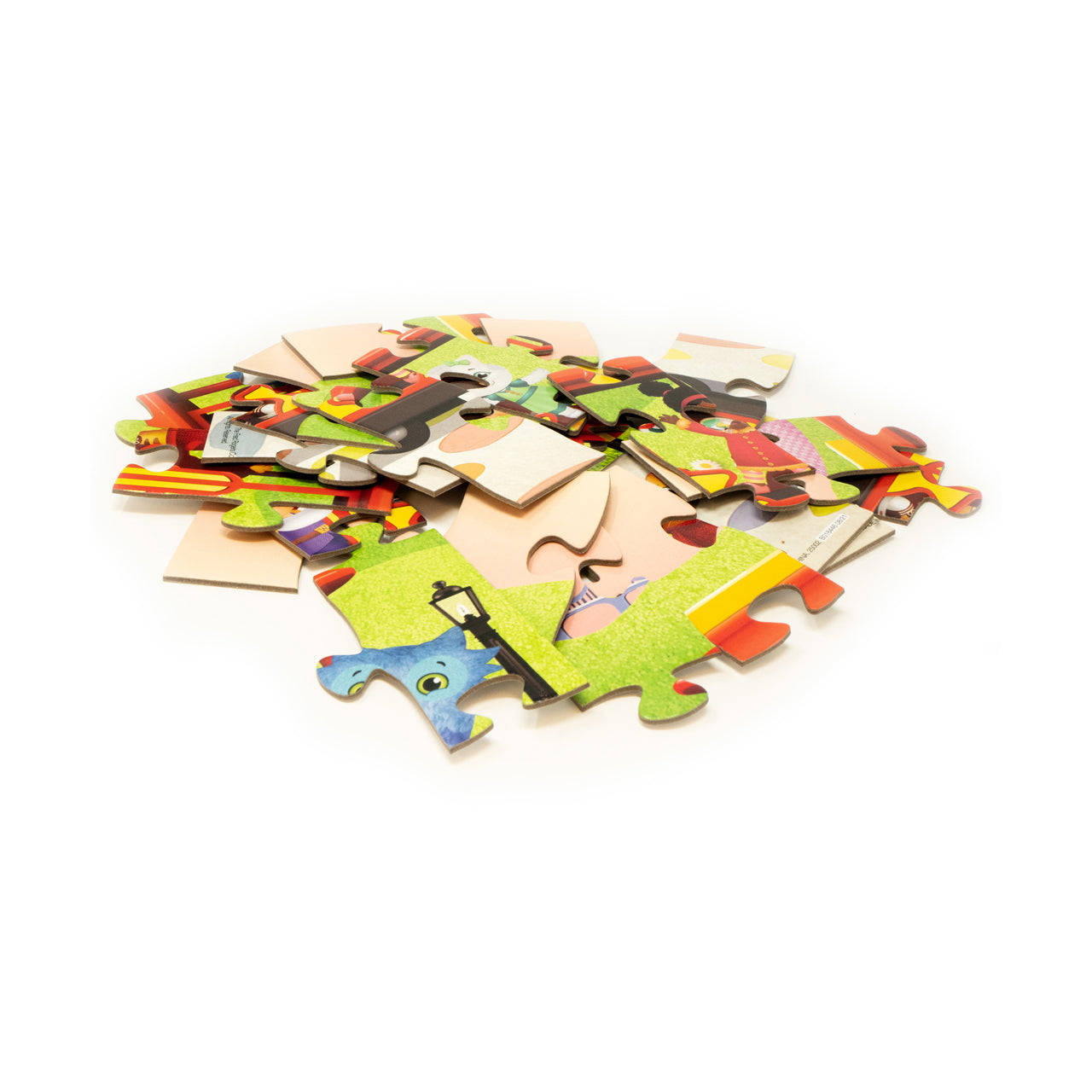  Daniel Tiger's Neighborhood Mix and Match Tin with Puzzle:24 Pcs - Multicolor - Bonton