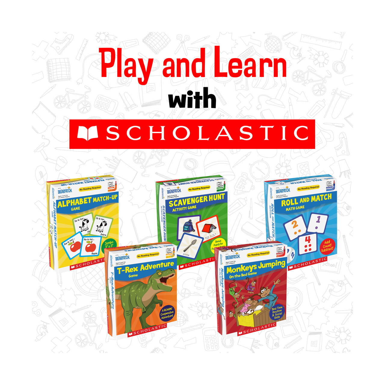  Scholastic Roll and Match Math Game - Multicolor - Bonton