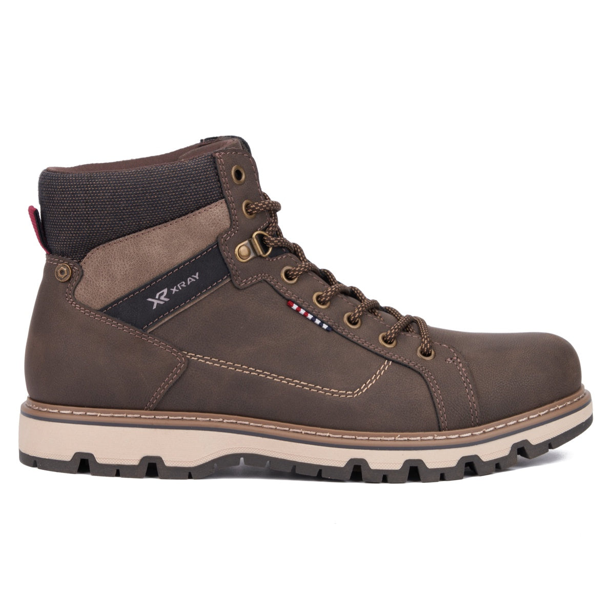  Xray Footwear Men's Caden Combat Boots - CHOCOLATE - Bonton