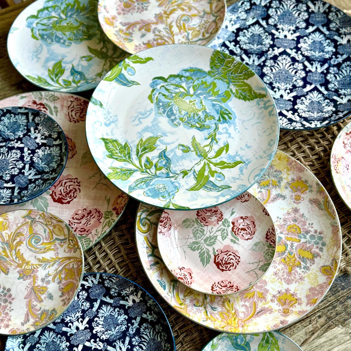  Patina Vie Maison Patina Vie Maison Assorted Artisan Dish Set, Set of 4 - Artisan Appetizer 6