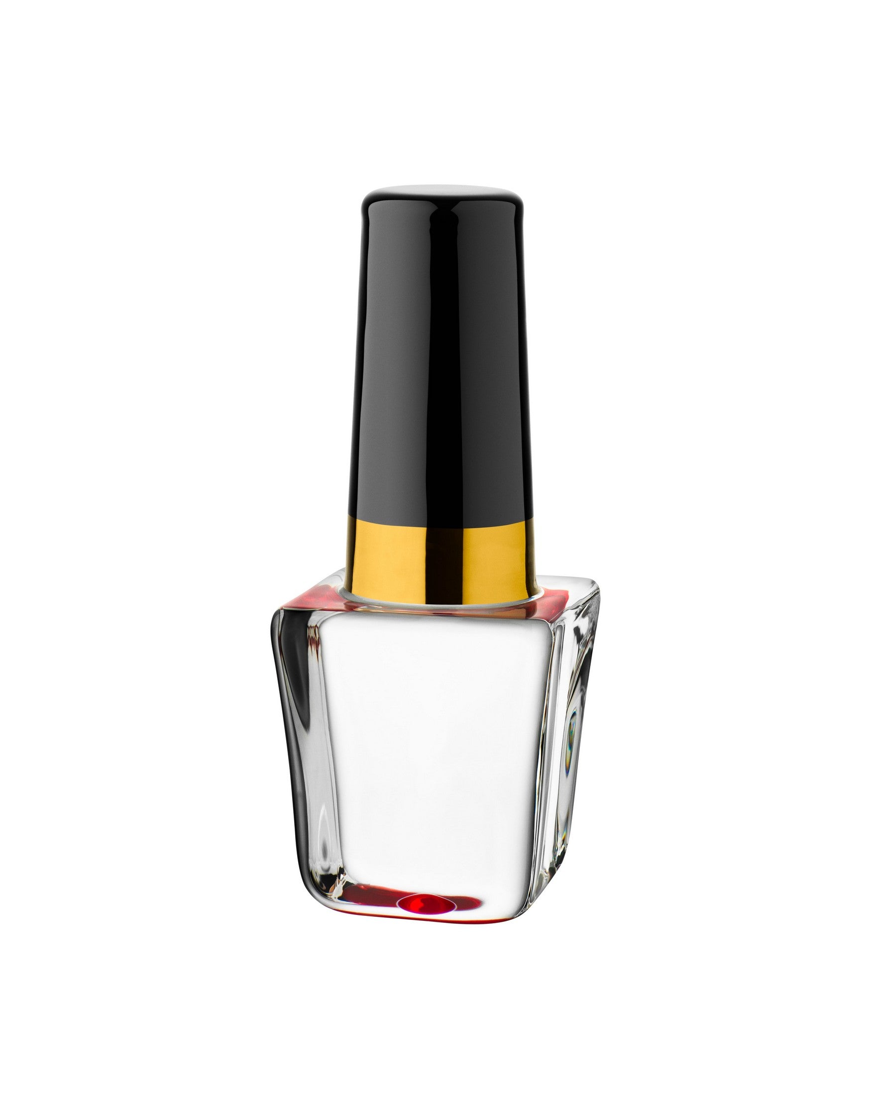  Make-Up Mini Nail Polish - Clear/ Raspberry/ Black/ Gold - Bonton