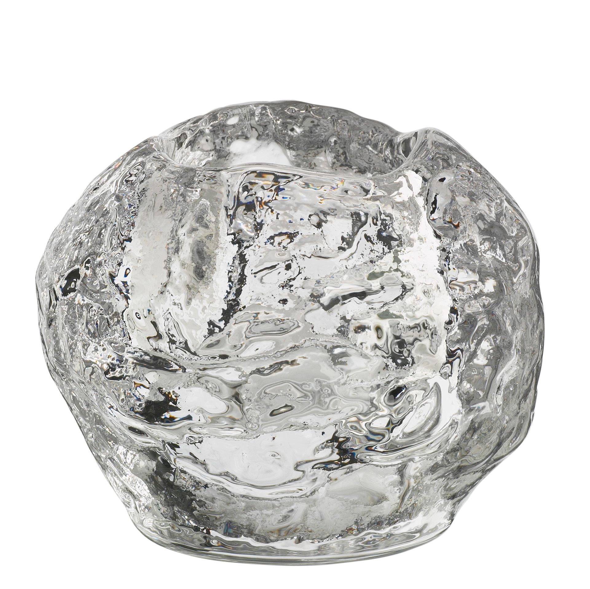  Snowball Medium Votive - Clear - Bonton