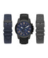  American Exchange Analog Watch-Strap Set - Black - Bonton