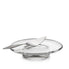  Nambe Braid Pedestal Cake Plate with Cake Server - Clear - Bonton