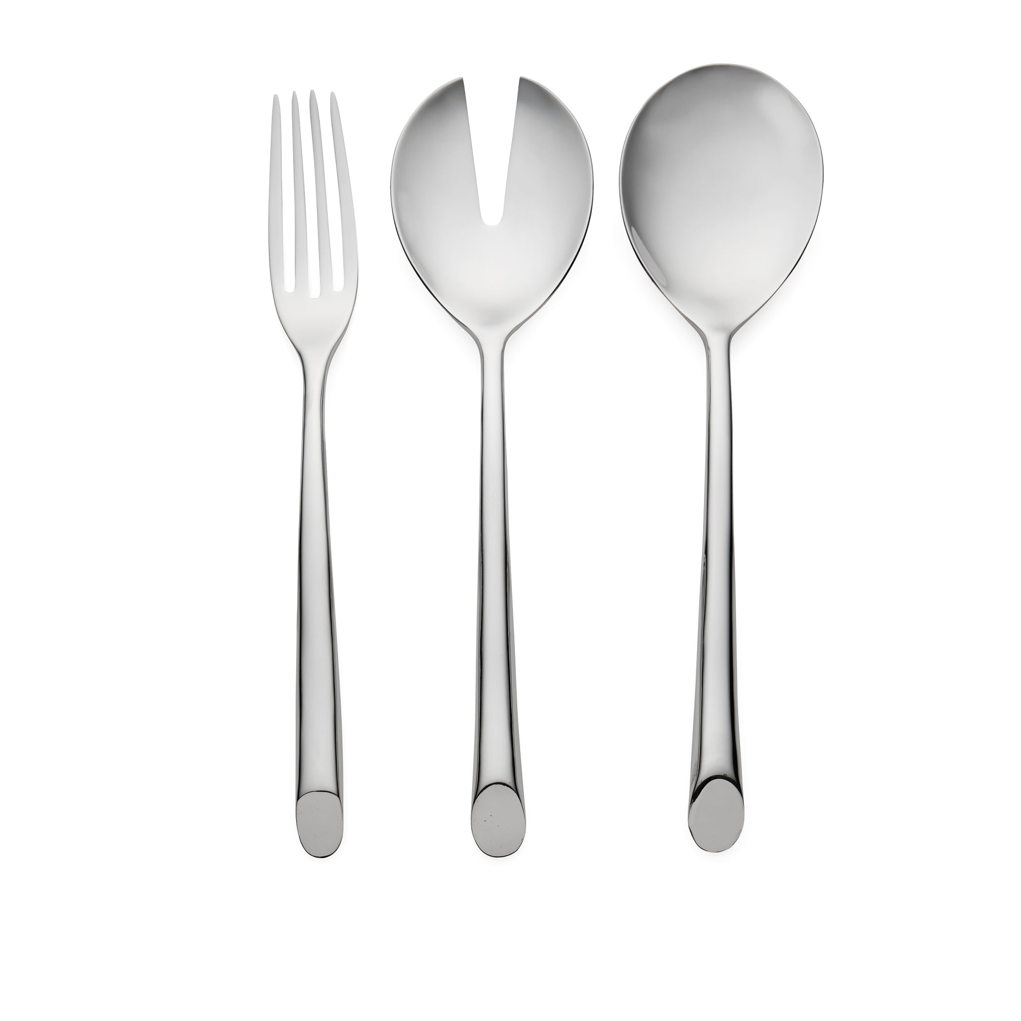  Nambe Frond 3-Piece Hostess Set - Silver - Bonton