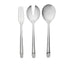  Nambe Frond 3-Piece Hostess Set - Silver - Bonton