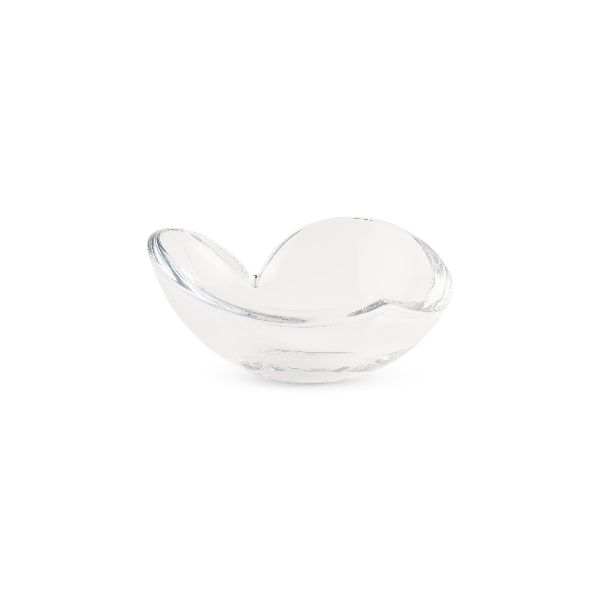  Nambe Heart Bowl Glass Medium - Clear - Bonton