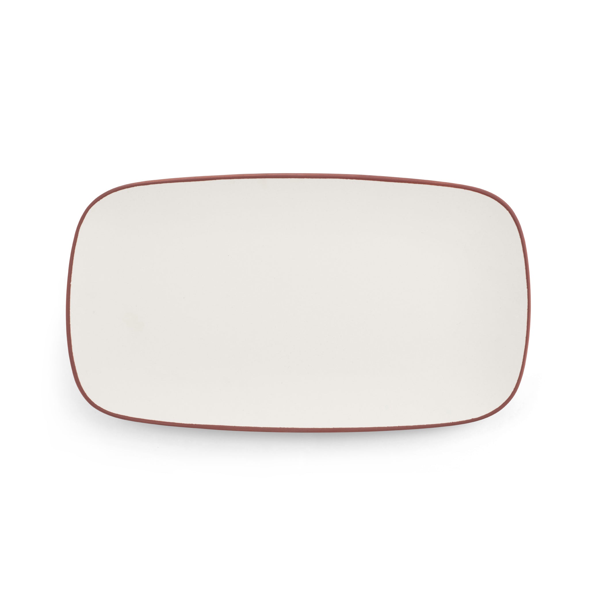  Nambe Taos Soft Rectangular Platter - Agate - Bonton