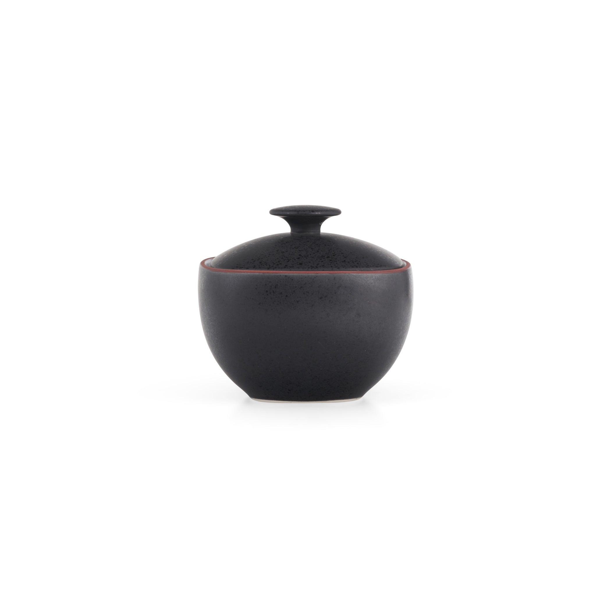  Nambe Taos Sugar Bowl - Onyx - Bonton