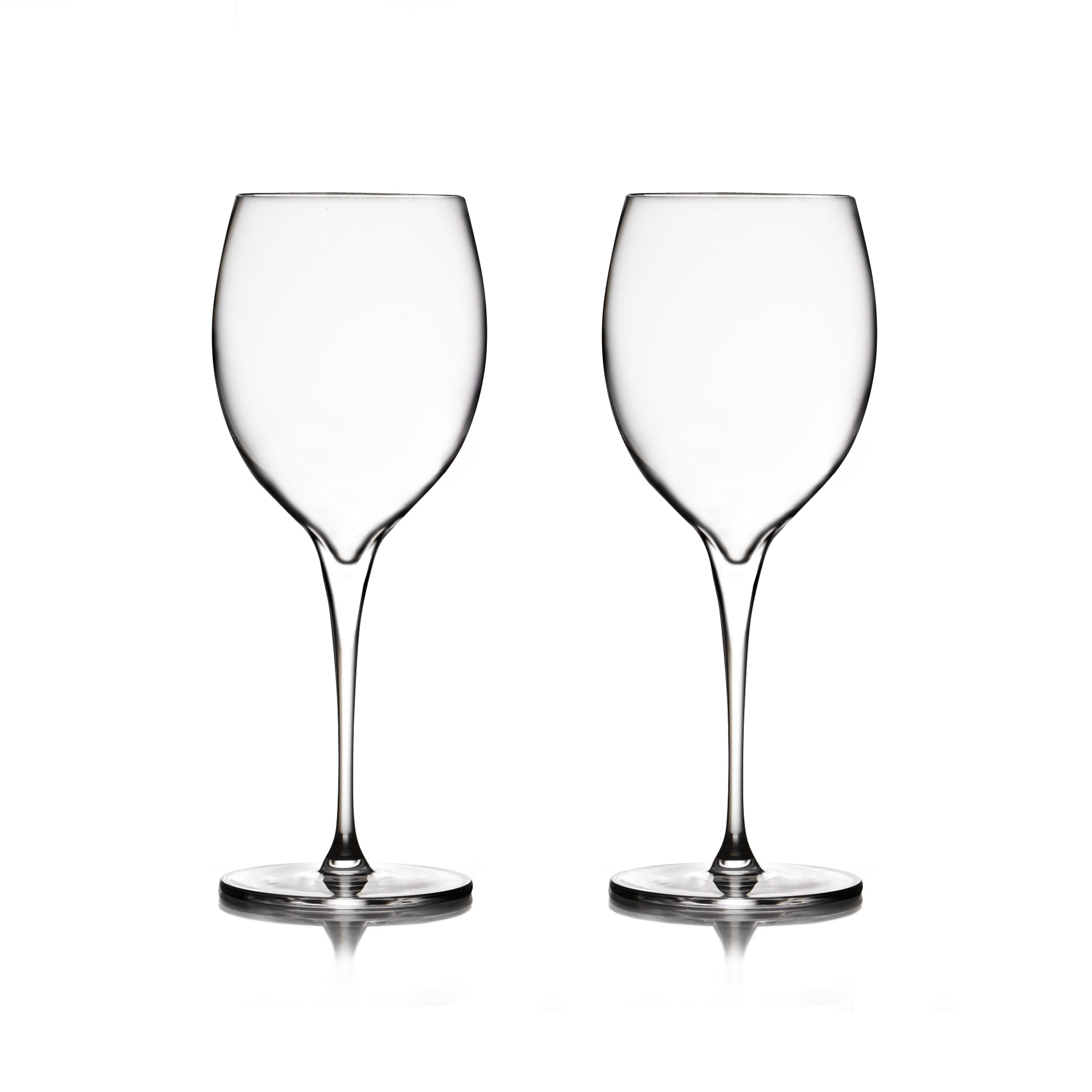  Nambe Vie Chardonnay Glasses Set of 2 - Clear - Bonton