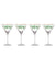 Holiday Decal Martini S/4