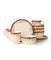 Holiday 12 Piece Dessert Set (Accent,Dessert Bowl,Mug)