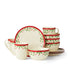  Lenox Holiday 12 Piece Dessert Set (Accent,Dessert Bowl,Mug) - Ivory - Bonton