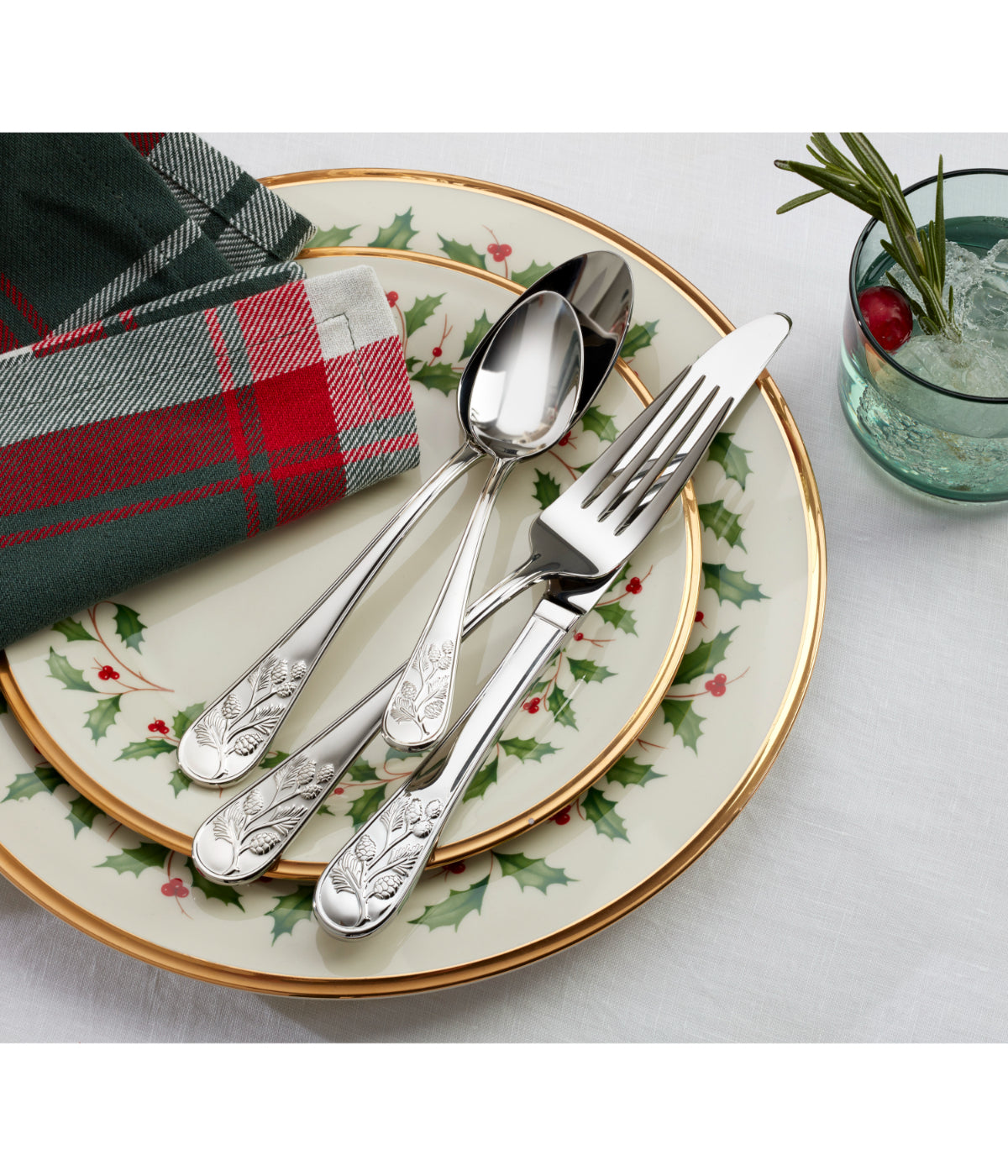  Lenox Chestnut Ridge 65 Piece Set - Stainless Steel - Bonton