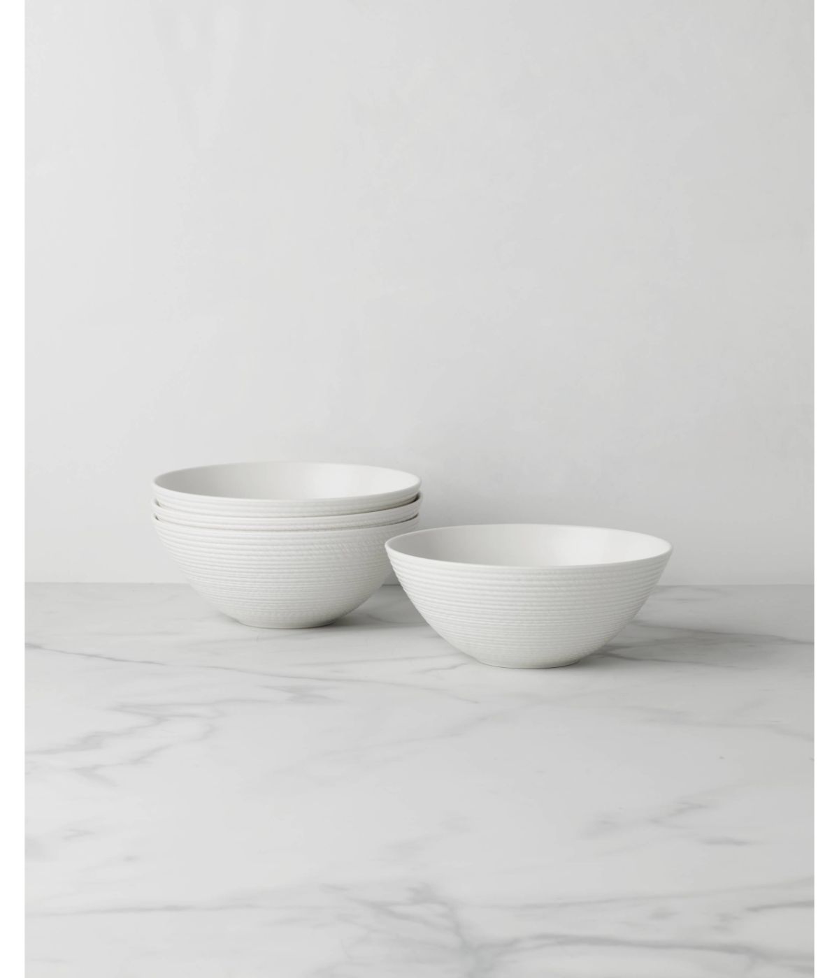 Lx Collective All Purpose Bowls Set of 4 White