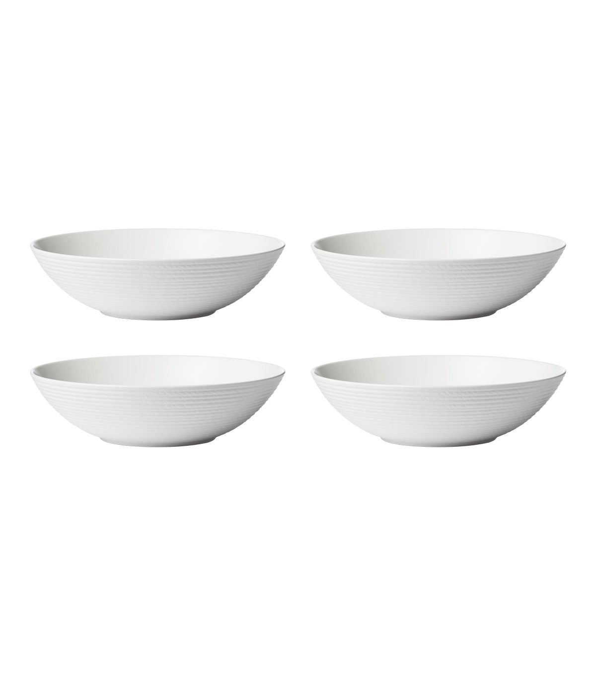  Lenox Lx Collective Pasta Bowls Set of 4 White - White - Bonton